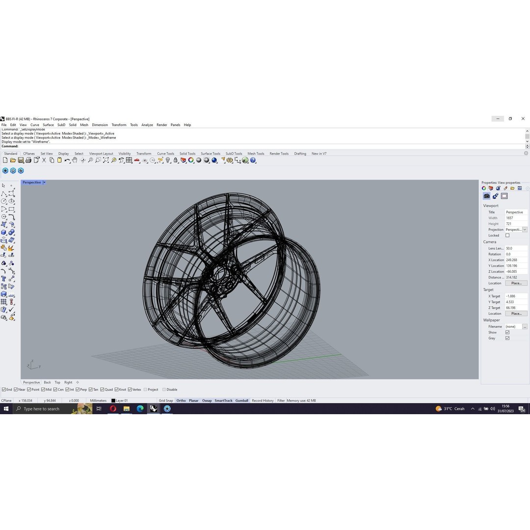 BBS FI-R 3D Model – Forged Racing Wheel, FBX & OBJ Formats - View 18