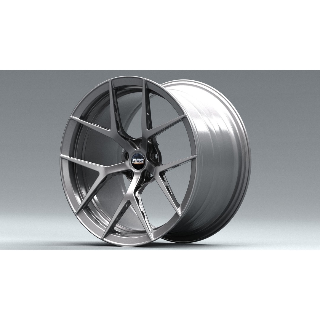 BBS FI-R 3D Model – Forged Racing Wheel, FBX & OBJ Formats - View 5