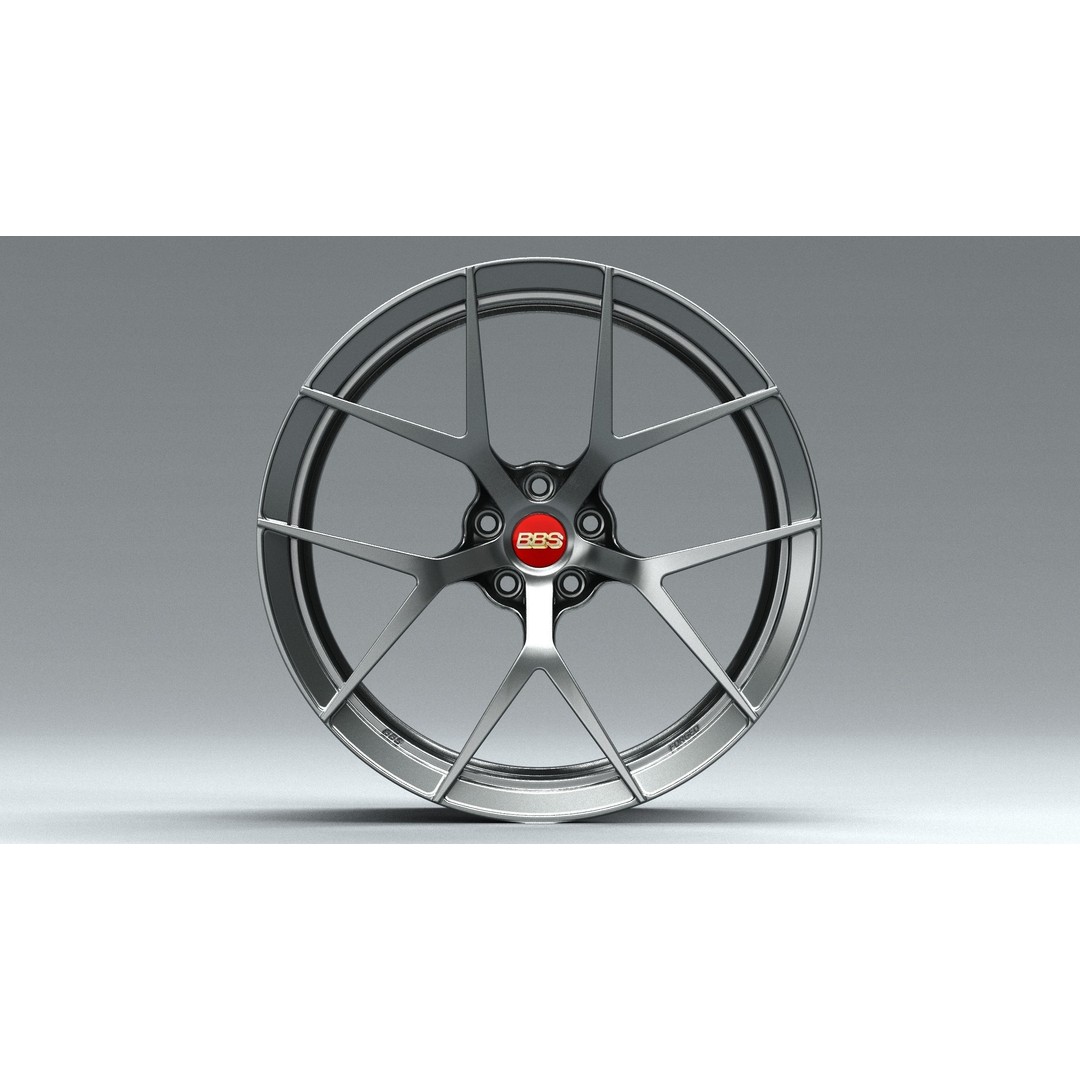 BBS FI-R 3D Model – Forged Racing Wheel, FBX & OBJ Formats - View 6