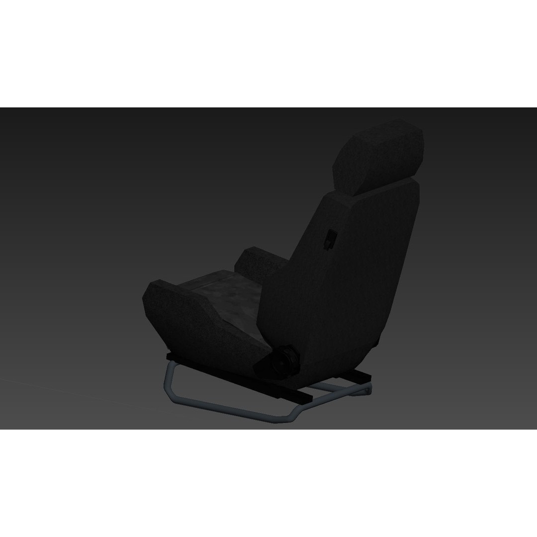 RECARO LS Classic Line Seat 3D Model – High Poly PBR Asset, FBX & OBJ - View 18