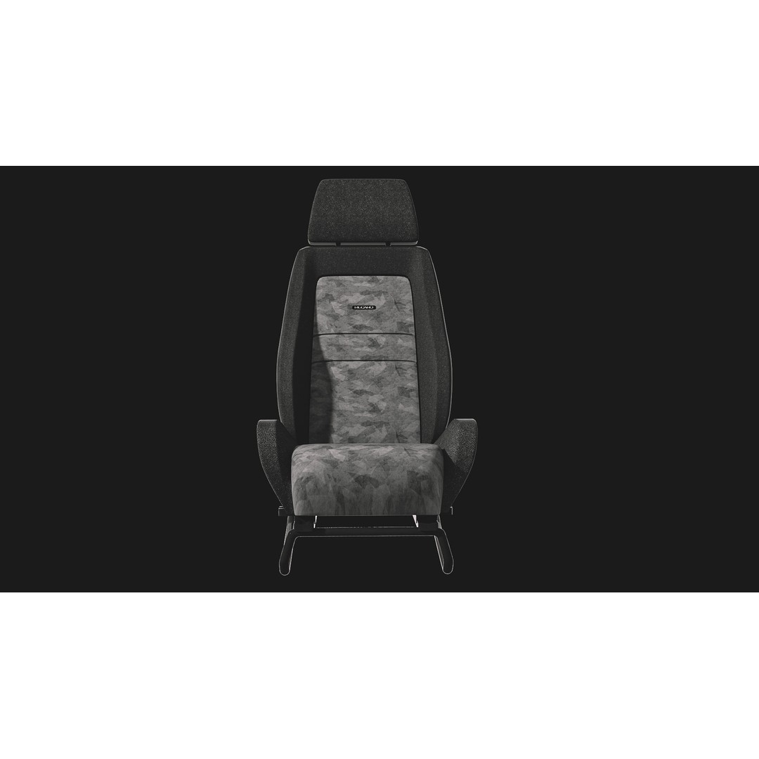 RECARO LS Classic Line Seat 3D Model – High Poly PBR Asset, FBX & OBJ - View 3
