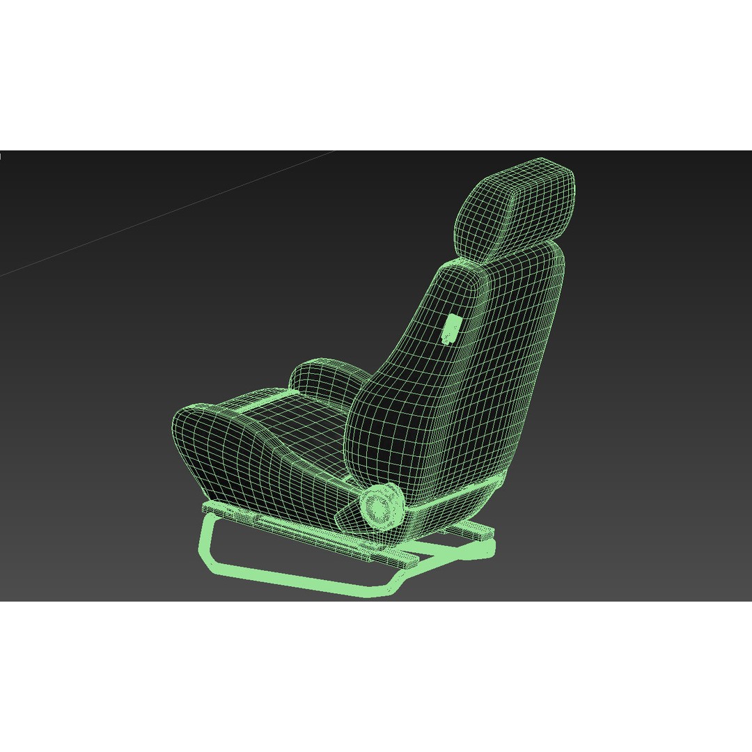 RECARO LS Classic Line Seat 3D Model – High Poly PBR Asset, FBX & OBJ - View 31