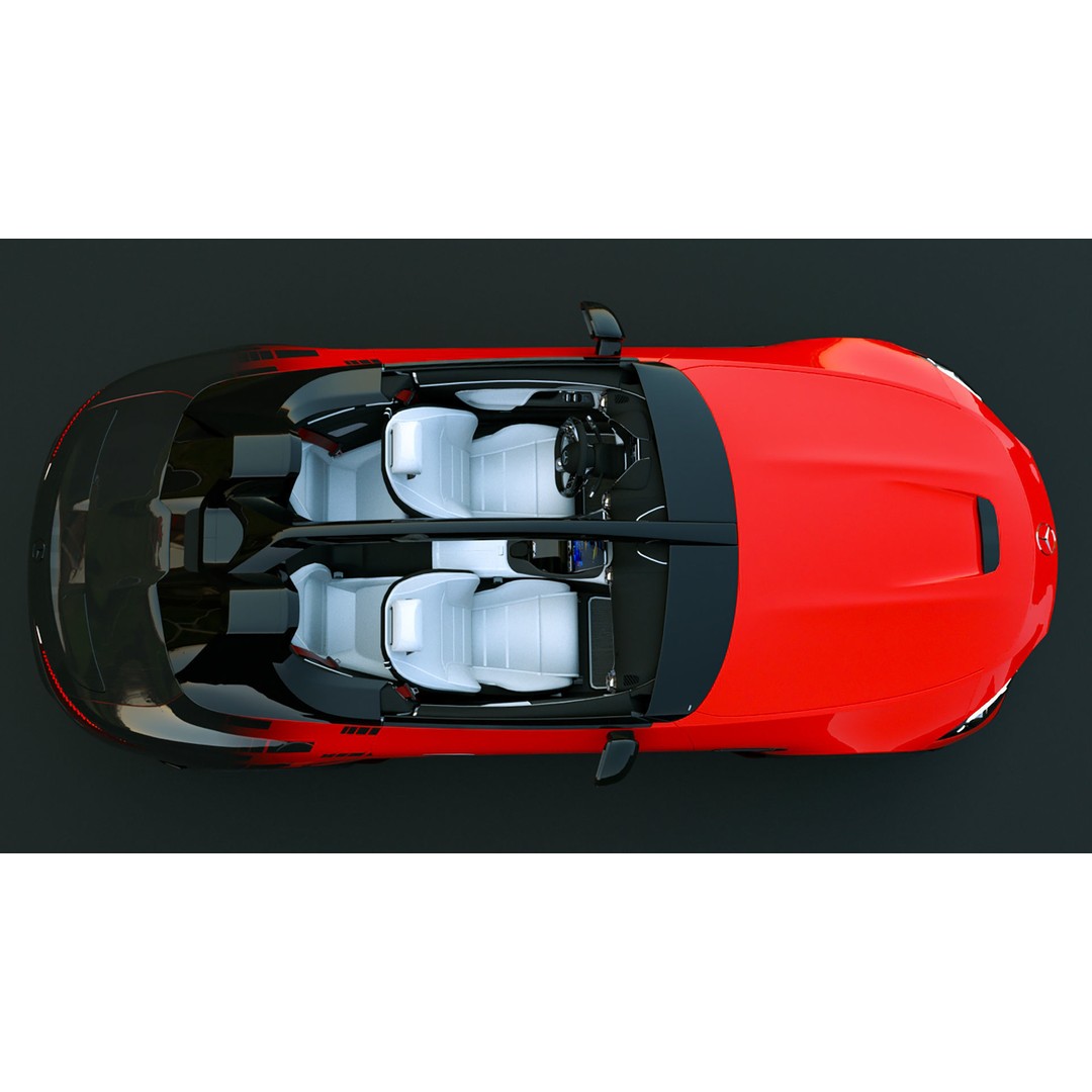 2025 Mercedes PureSpeed 3D Model – High Poly Concept Car, FBX, OBJ - View 12
