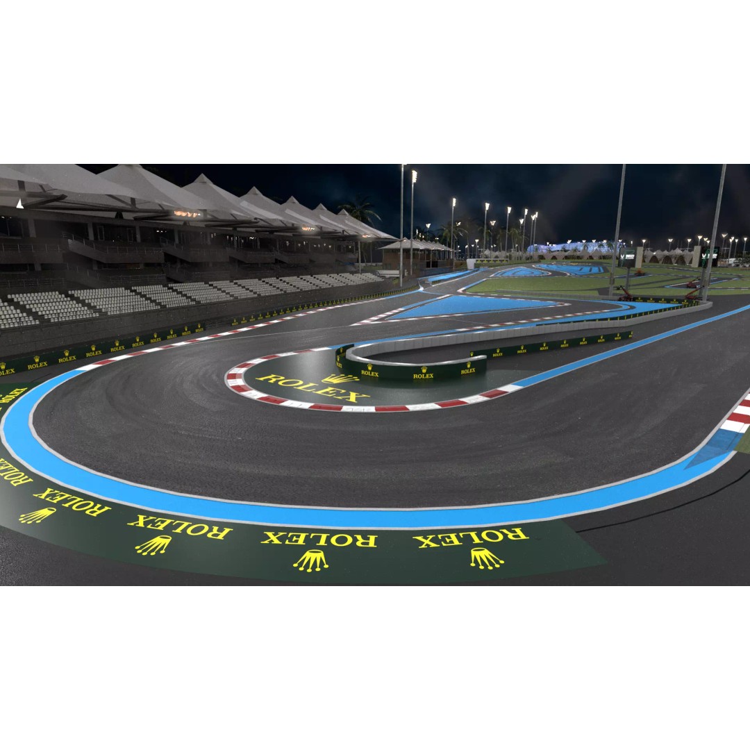 Yas Marina Circuit 3D Model – Low Poly Racing Asset, FBX, OBJ, Blender - View 11