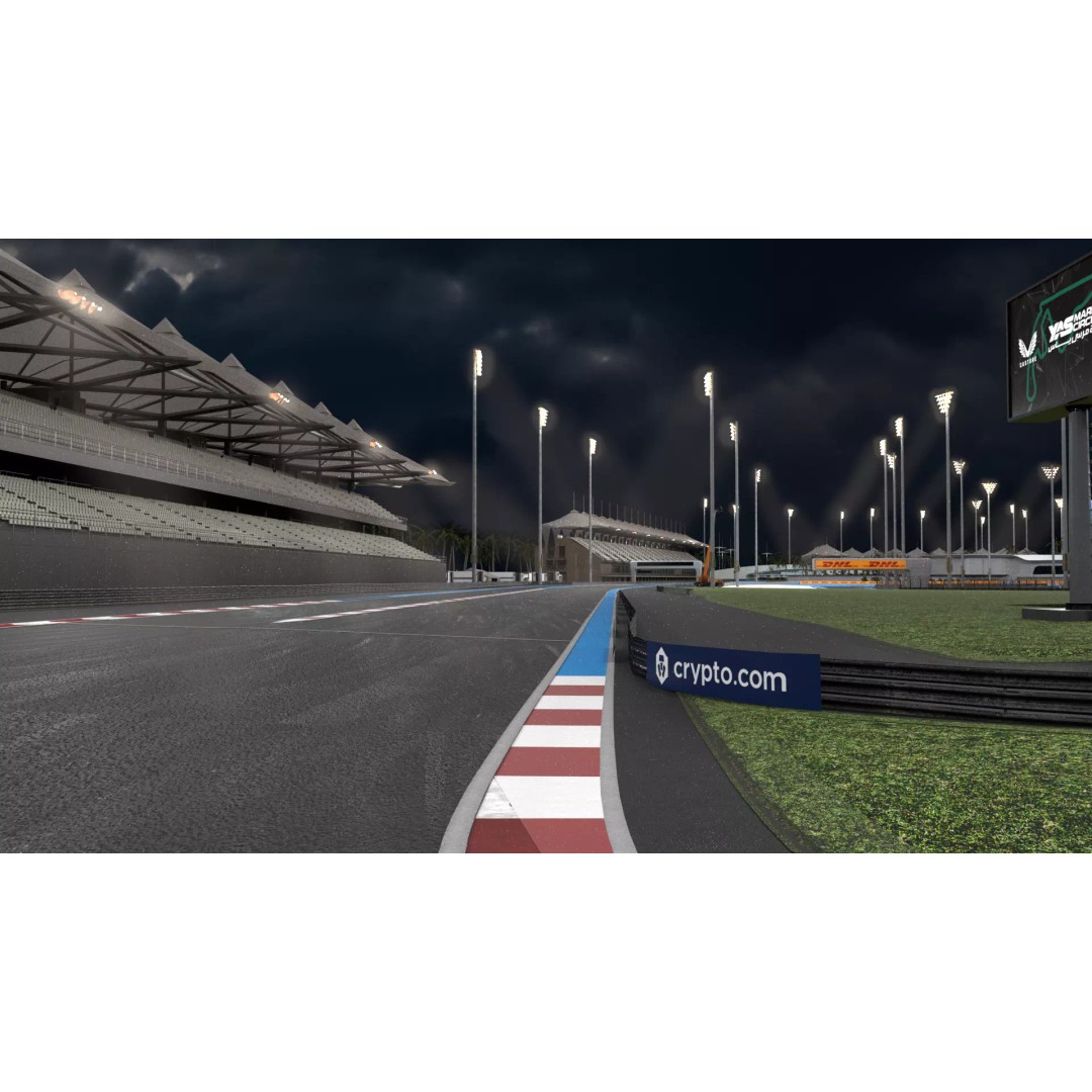 Yas Marina Circuit 3D Model – Low Poly Racing Asset, FBX, OBJ, Blender - View 18