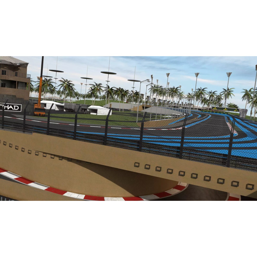 Yas Marina Circuit 3D Model – Low Poly Racing Asset, FBX, OBJ, Blender - View 20