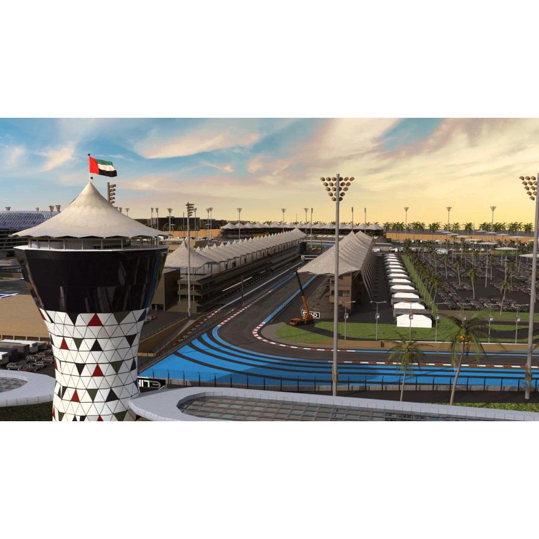 Yas Marina Circuit 3D Model – Low Poly Racing Asset, FBX, OBJ, Blender - View 5