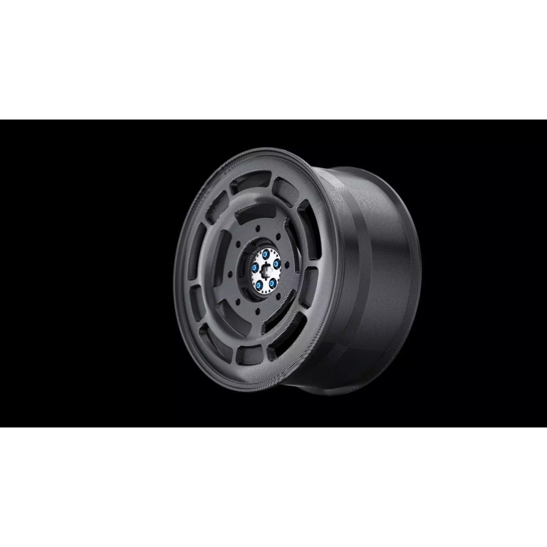 Carbon Fiber Rim 3D Model – Industrial Racing Wheel, FBX & OBJ - View 13
