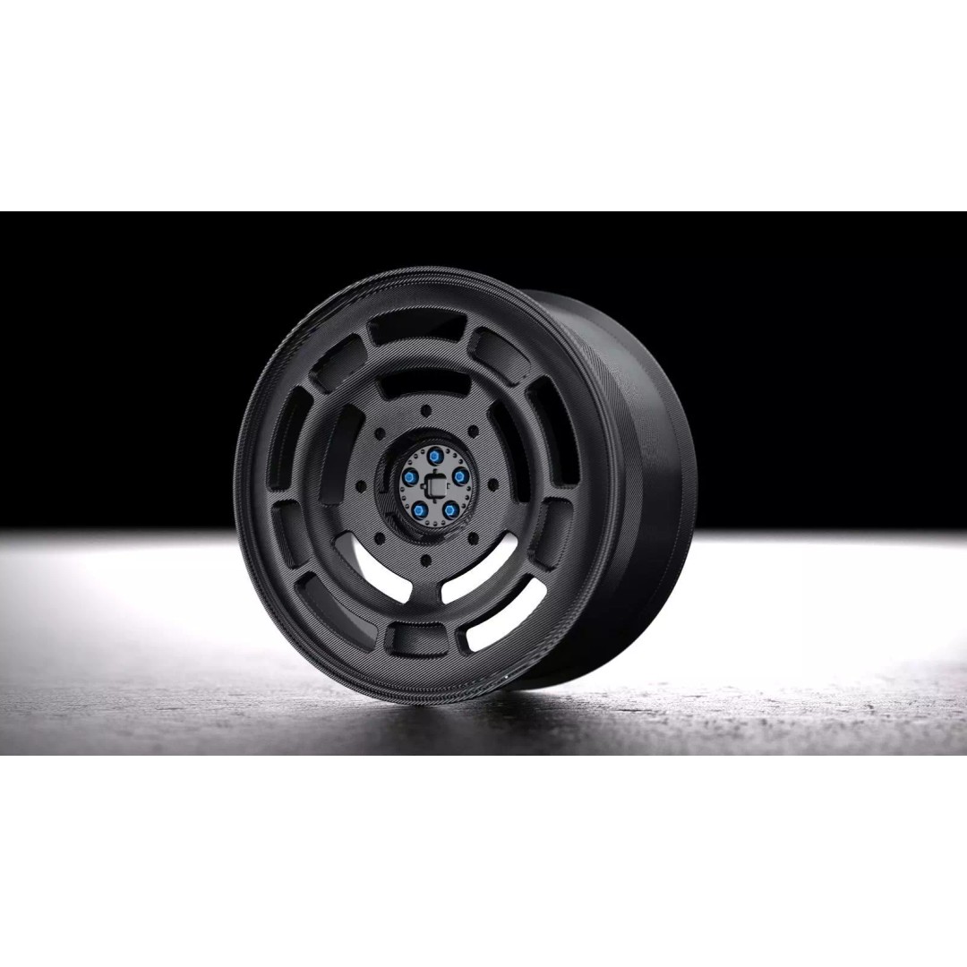 Carbon Fiber Rim 3D Model – Industrial Racing Wheel, FBX & OBJ - View 2