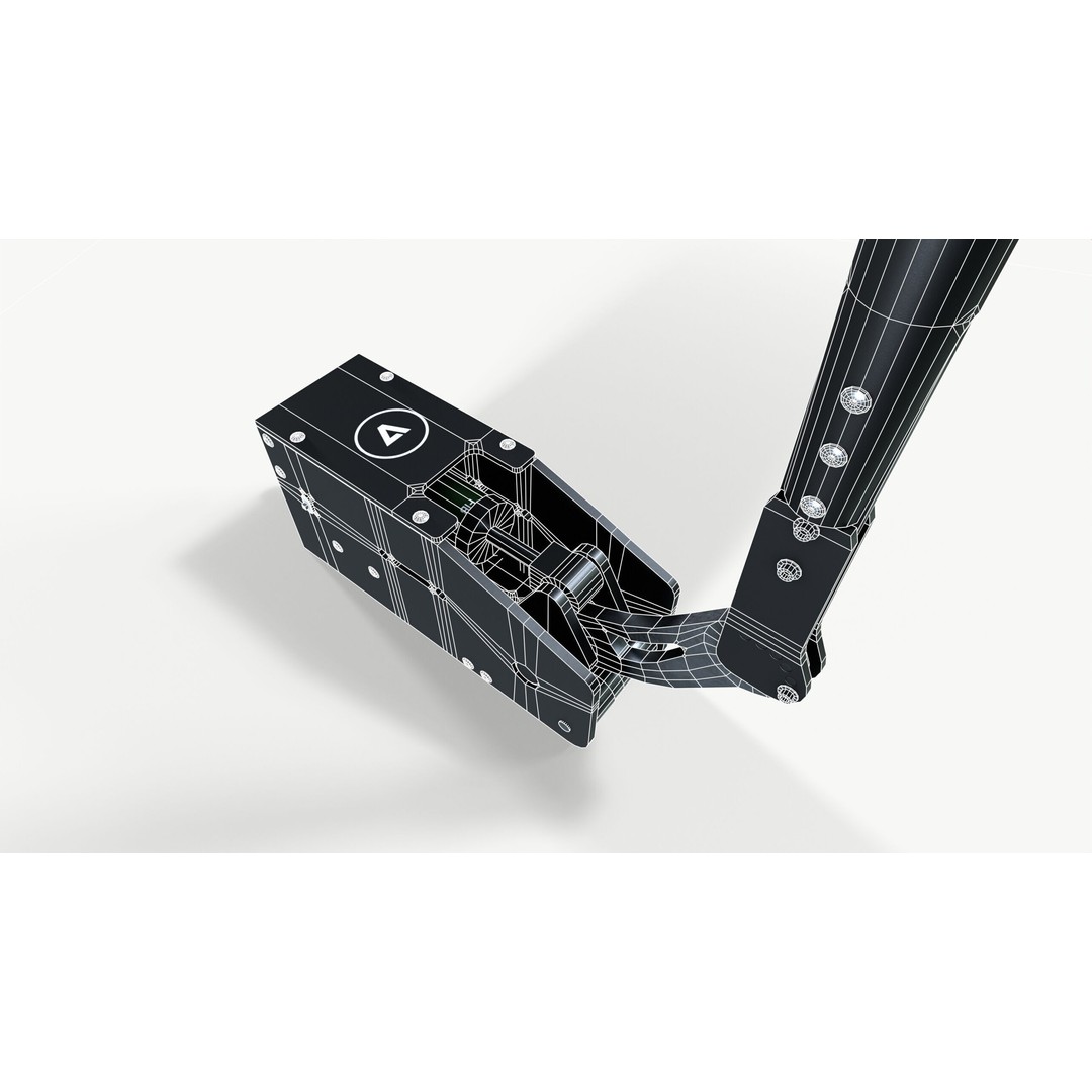 VNM Handbrake 3D Model – Low Poly Vehicle Part, FBX, OBJ, PBR