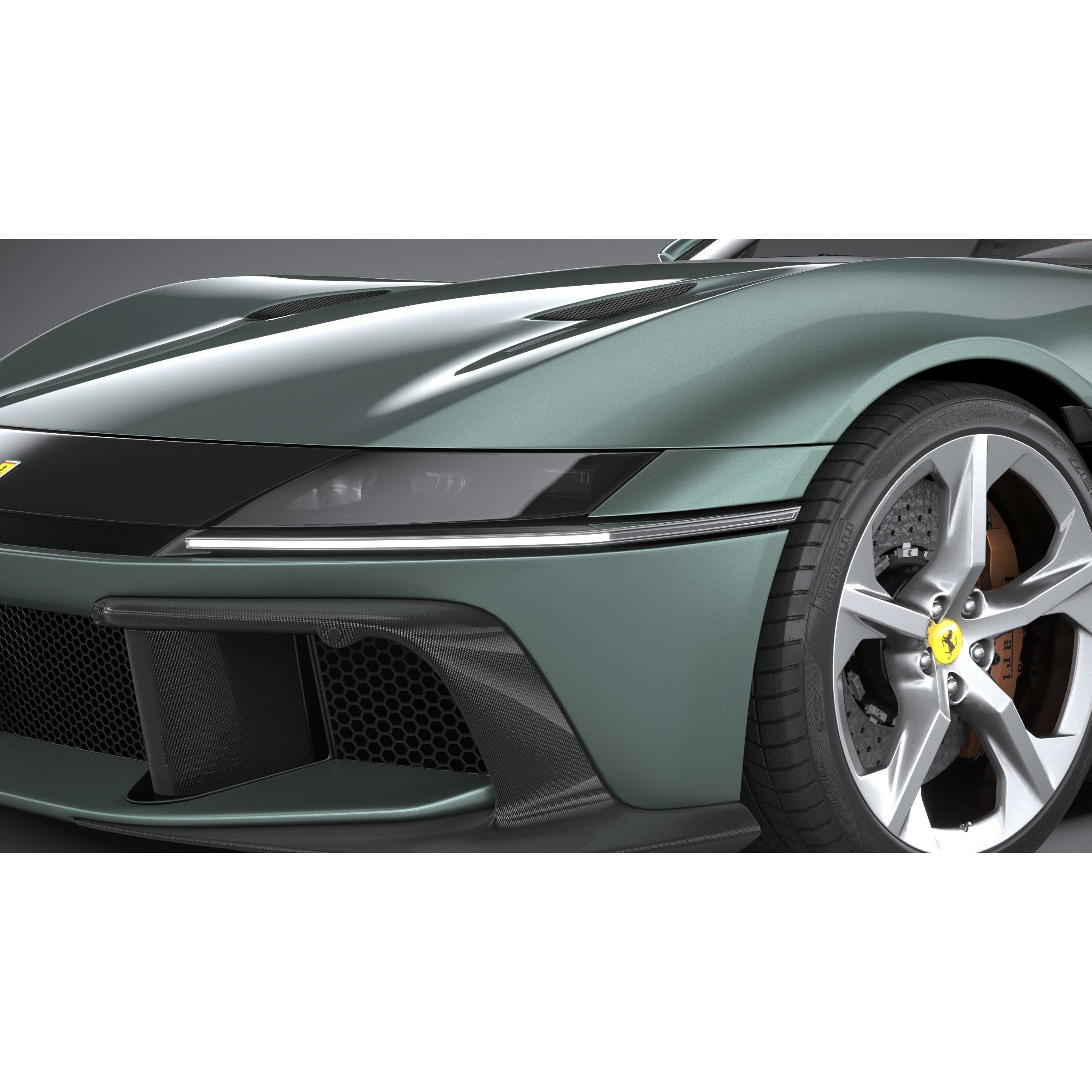 Ferrari 12Cilindri Spider 2025 - High-Poly 3D Model - View 16