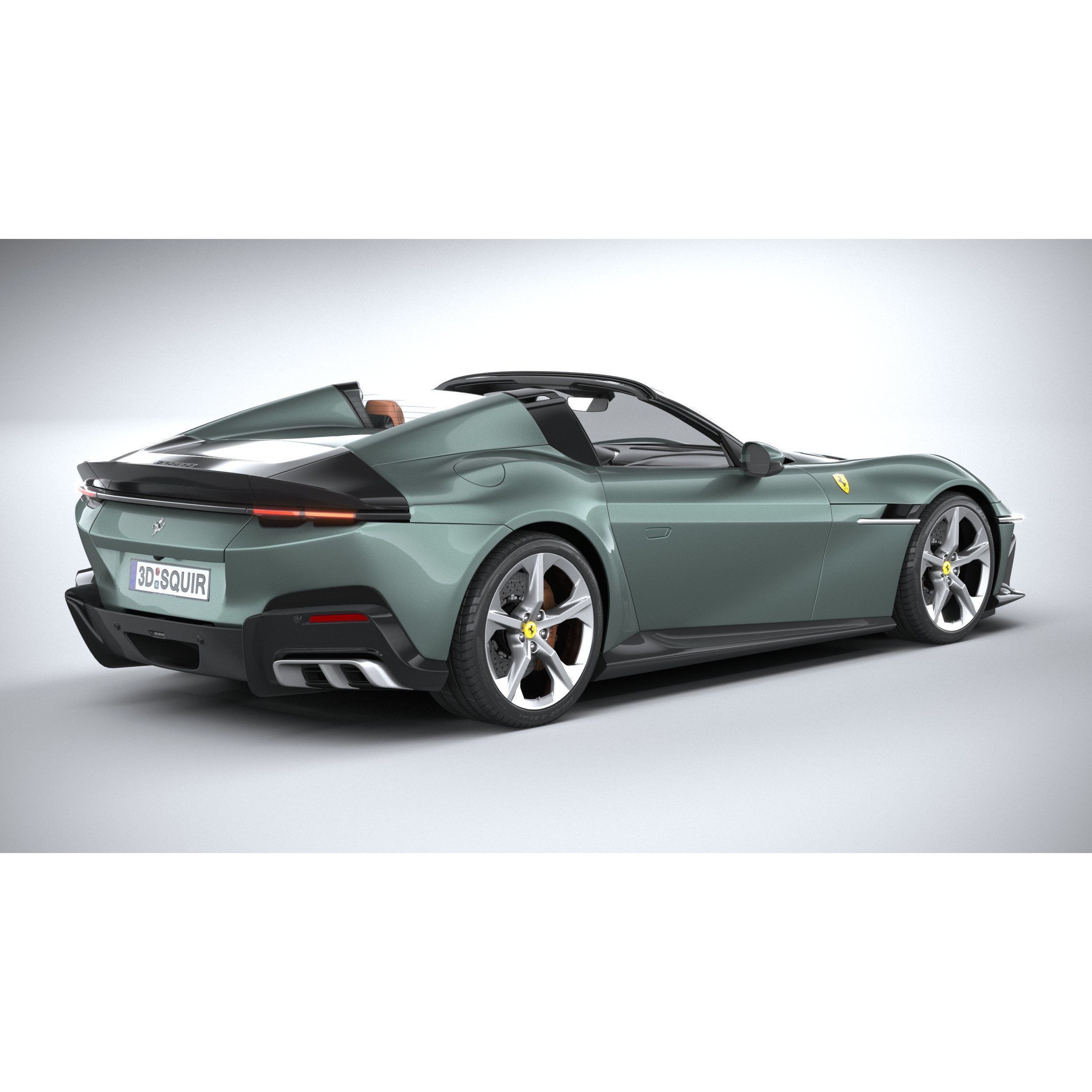 Ferrari 12Cilindri Spider 2025 - High-Poly 3D Model - View 19