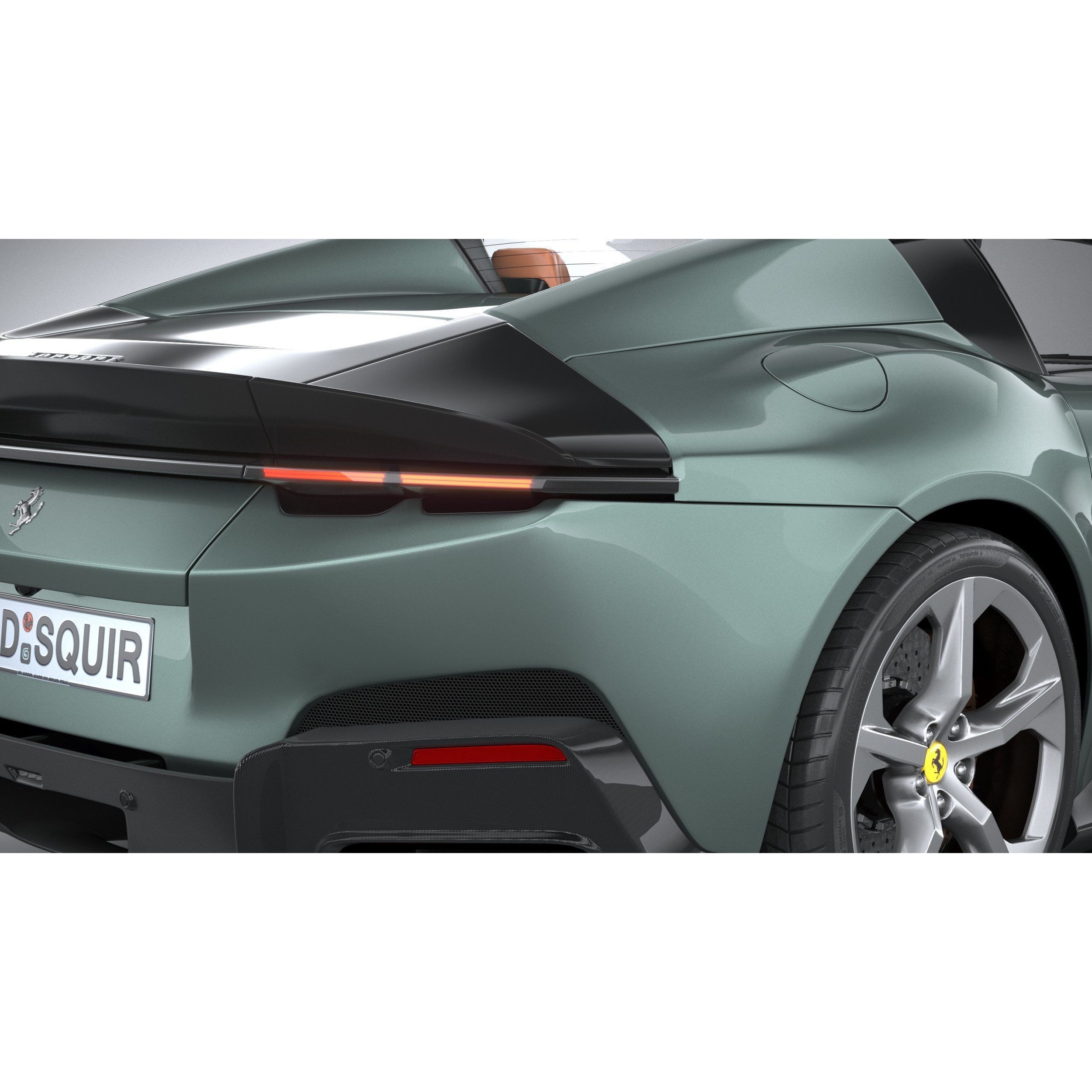 Ferrari 12Cilindri Spider 2025 - High-Poly 3D Model - View 20