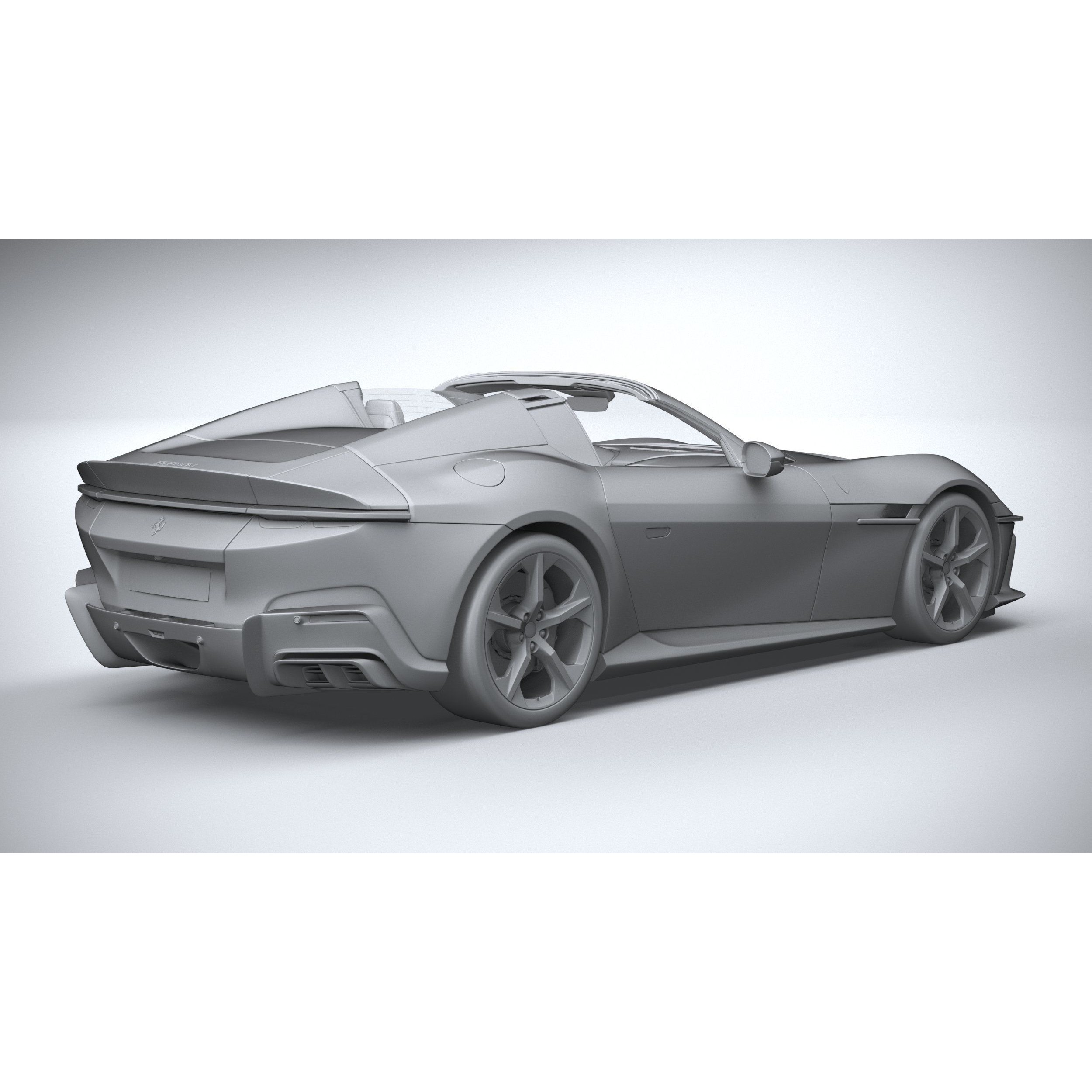 Ferrari 12Cilindri Spider 2025 - High-Poly 3D Model - View 27