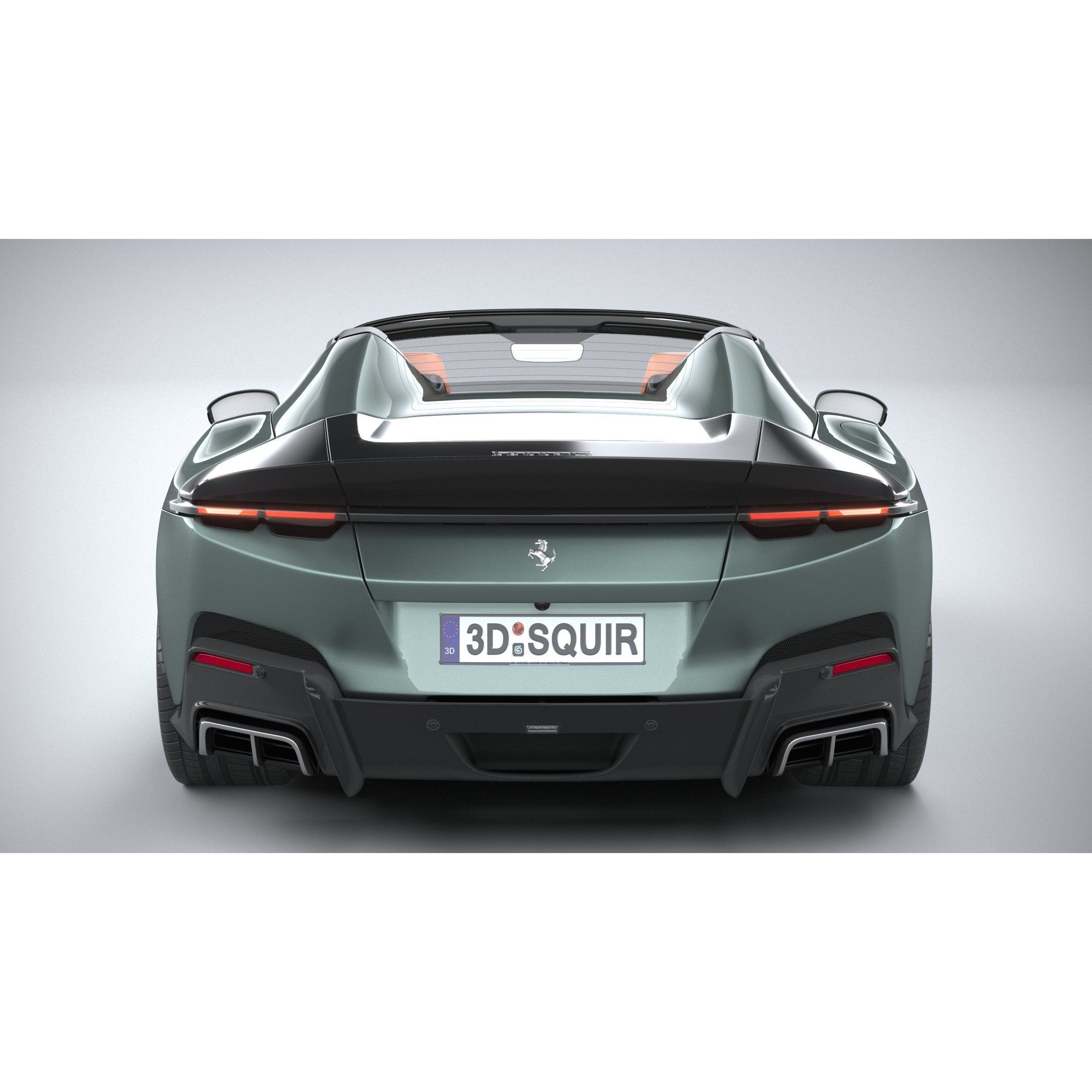 Ferrari 12Cilindri Spider 2025 - High-Poly 3D Model - View 6