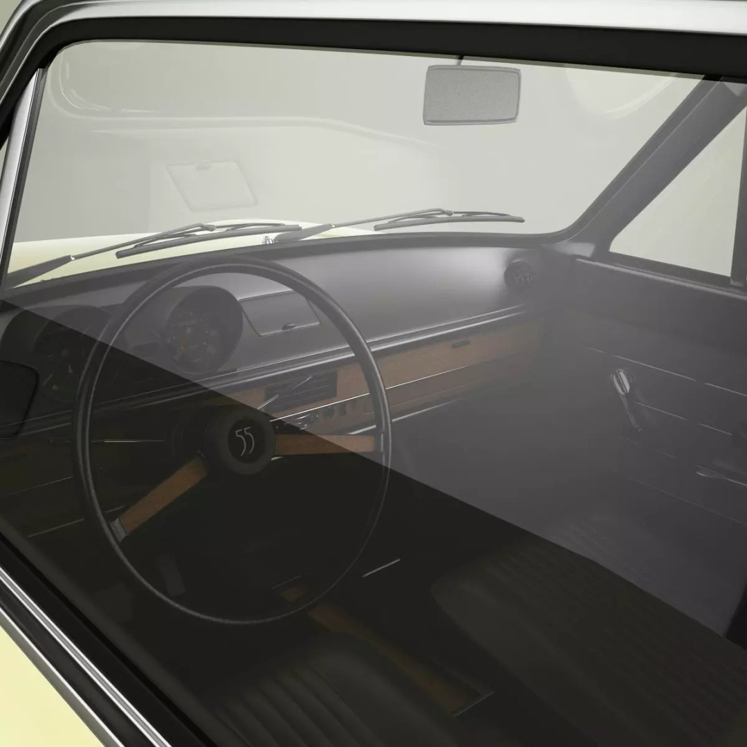 DAF 55 Coupe 3D Model – High Poly Antique Car Asset, FBX - View 10