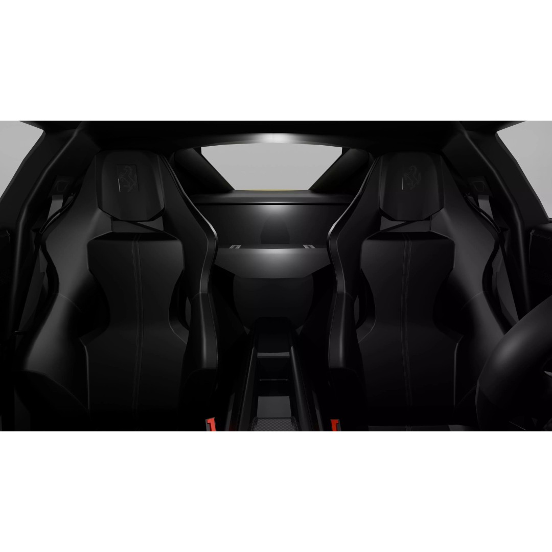 Ferrari F12 TDF 3D Model – High Poly Game-Ready Asset, FBX, OBJ - View 13