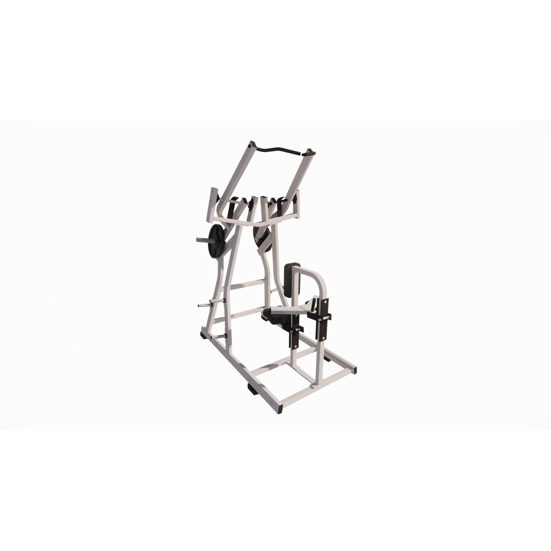 Gym Equipment 3D Model – Body-Solid Rigged Fitness Asset, FBX, OBJ - View 11