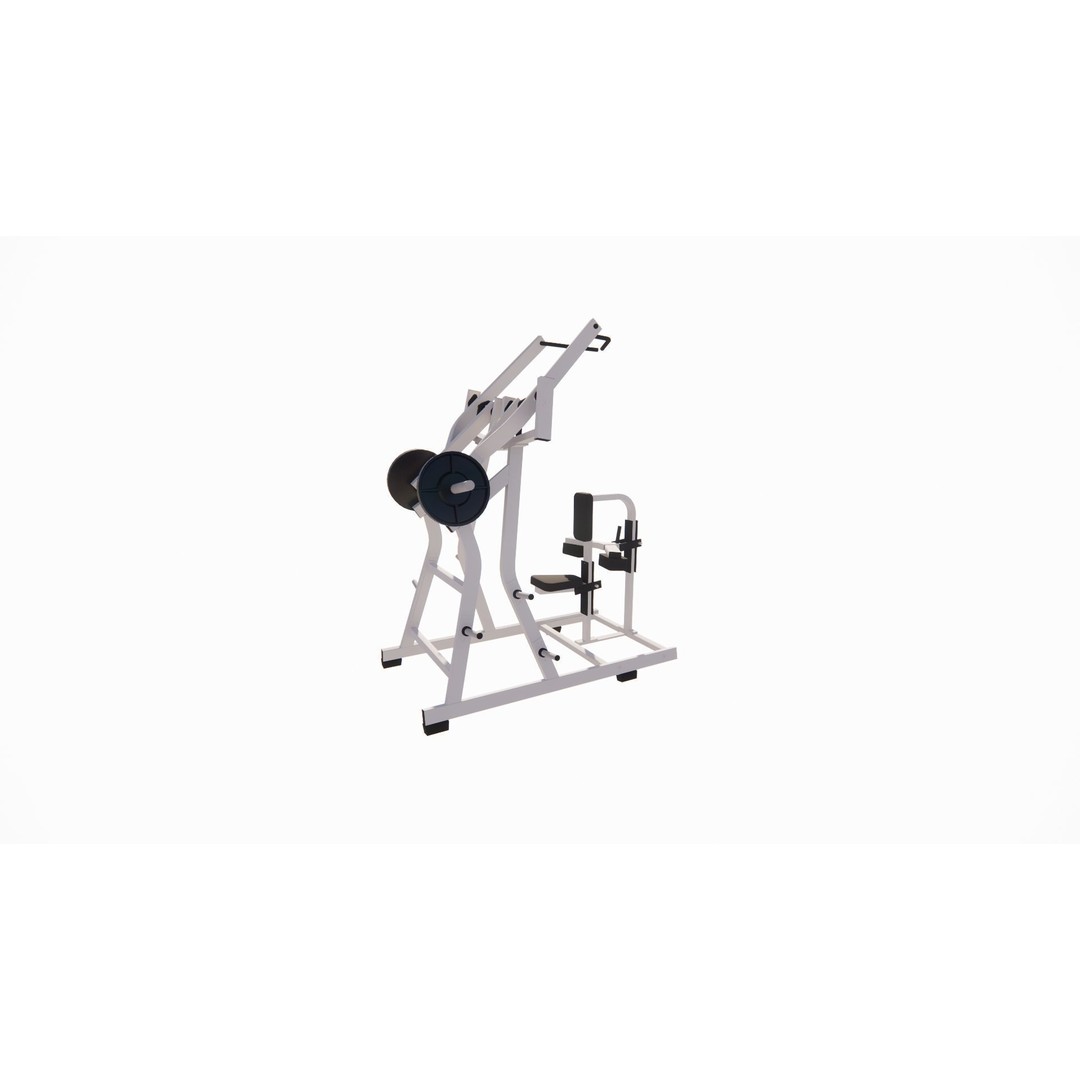 Gym Equipment 3D Model – Body-Solid Rigged Fitness Asset, FBX, OBJ - View 14