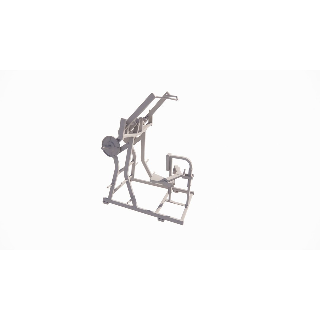 Gym Equipment 3D Model – Body-Solid Rigged Fitness Asset, FBX, OBJ - View 17