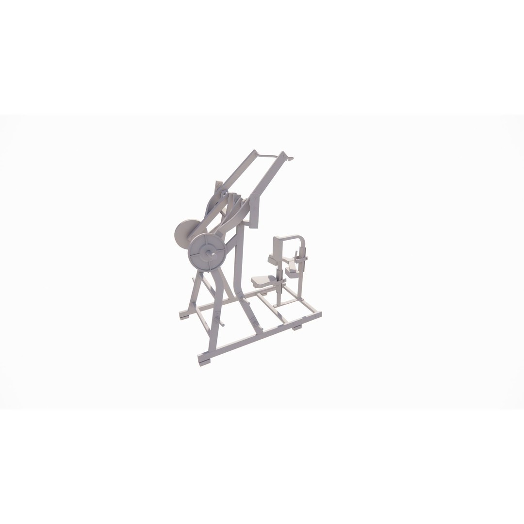 Gym Equipment 3D Model – Body-Solid Rigged Fitness Asset, FBX, OBJ - View 18
