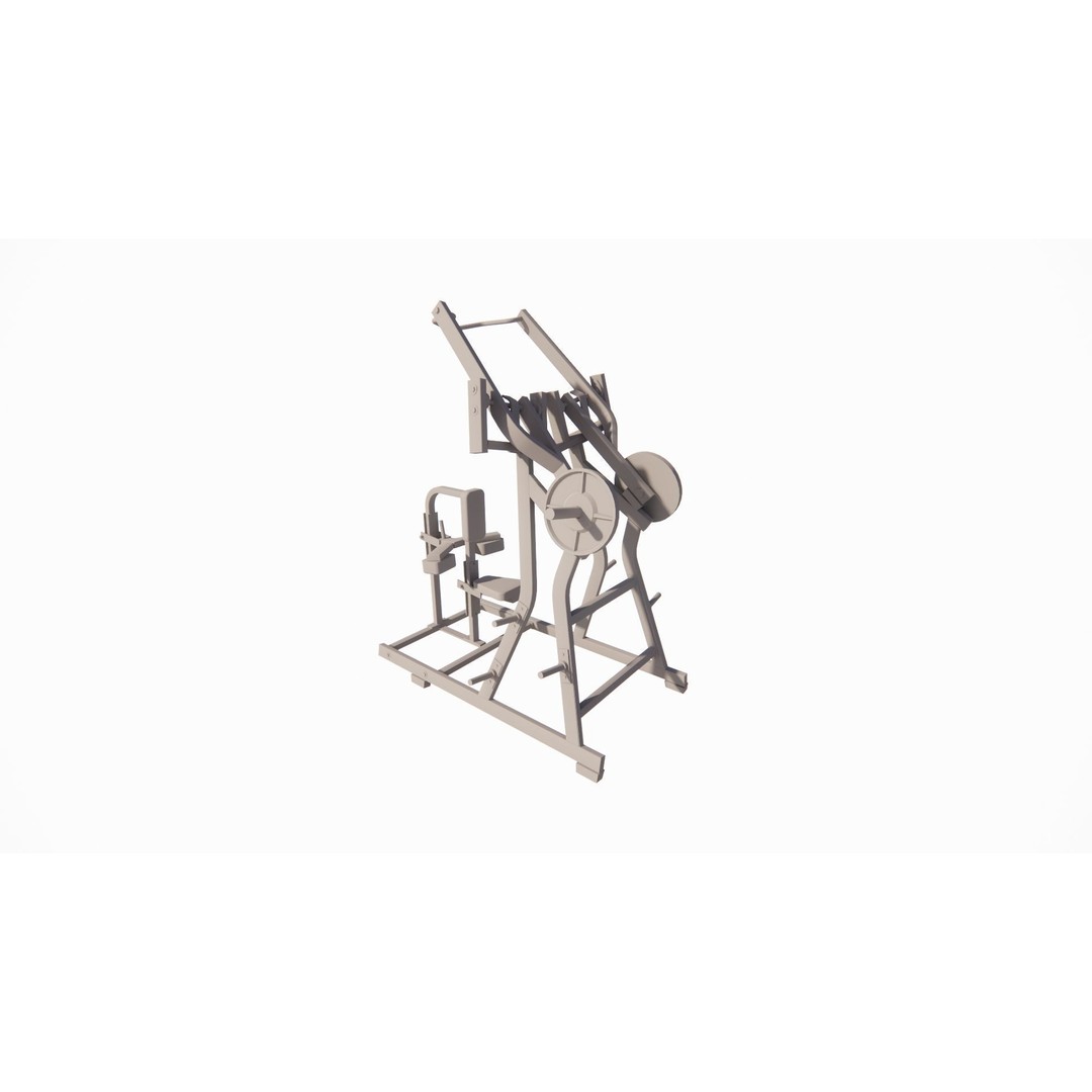 Gym Equipment 3D Model – Body-Solid Rigged Fitness Asset, FBX, OBJ - View 19