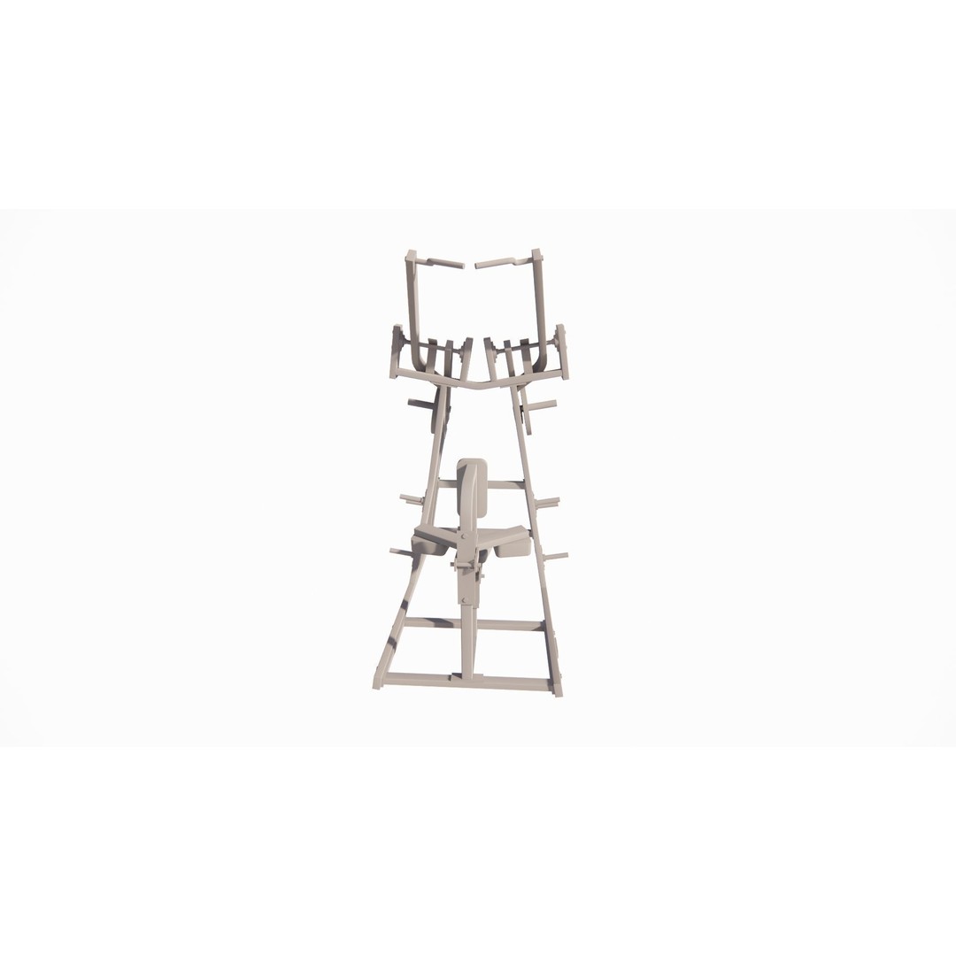 Gym Equipment 3D Model – Body-Solid Rigged Fitness Asset, FBX, OBJ - View 22