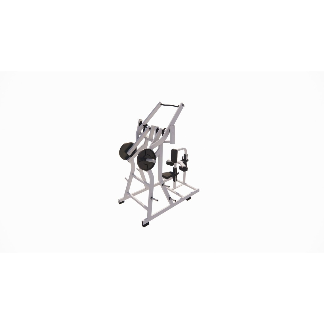 Gym Equipment 3D Model – Body-Solid Rigged Fitness Asset, FBX, OBJ - View 3
