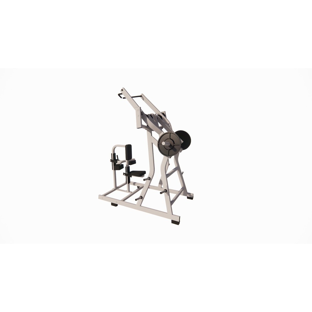 Gym Equipment 3D Model – Body-Solid Rigged Fitness Asset, FBX, OBJ - View 5