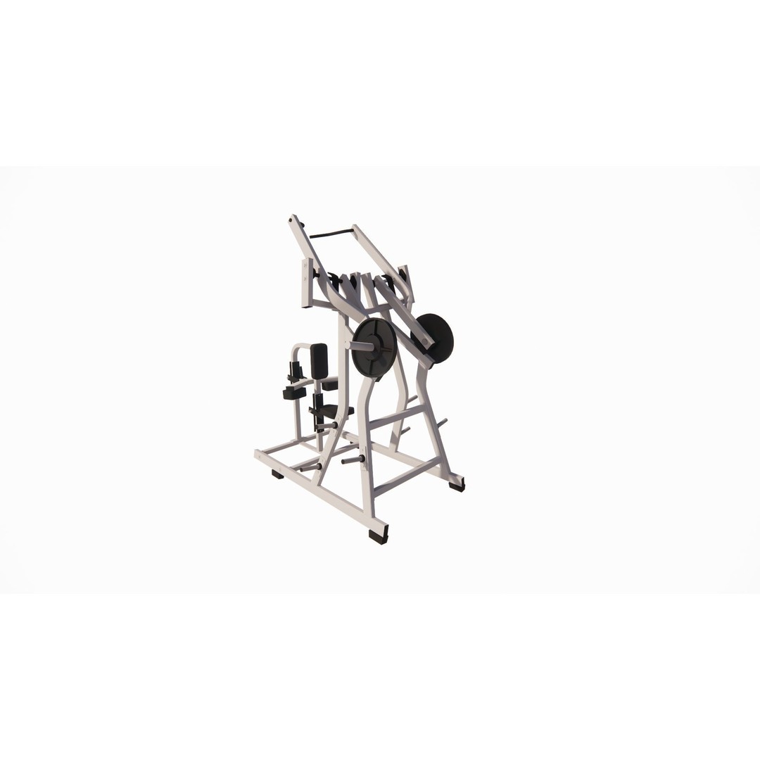 Gym Equipment 3D Model – Body-Solid Rigged Fitness Asset, FBX, OBJ - View 6