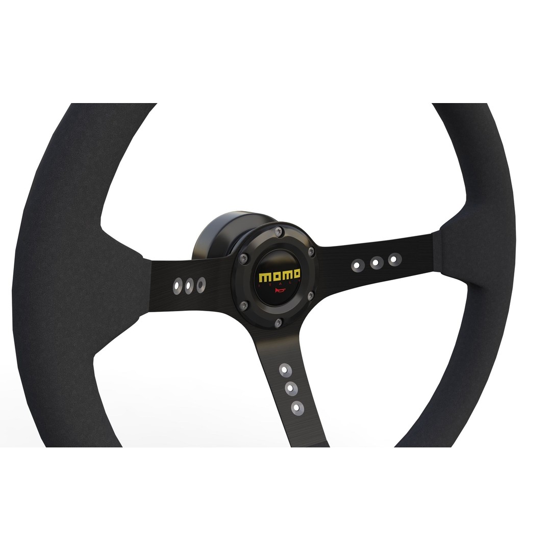 MOMO Steering Wheel 3D Model – High Poly PBR Vehicle Part, FBX & OBJ - View 10