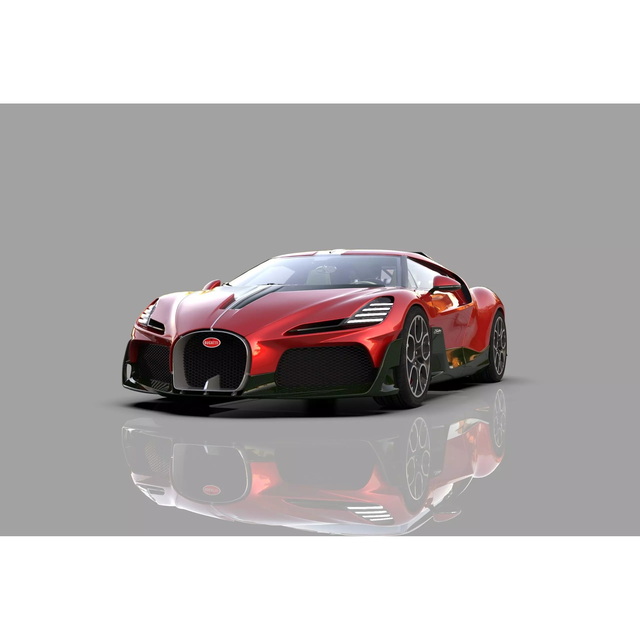 Bugatti Brouillard - High-Poly 3D Model - View 10