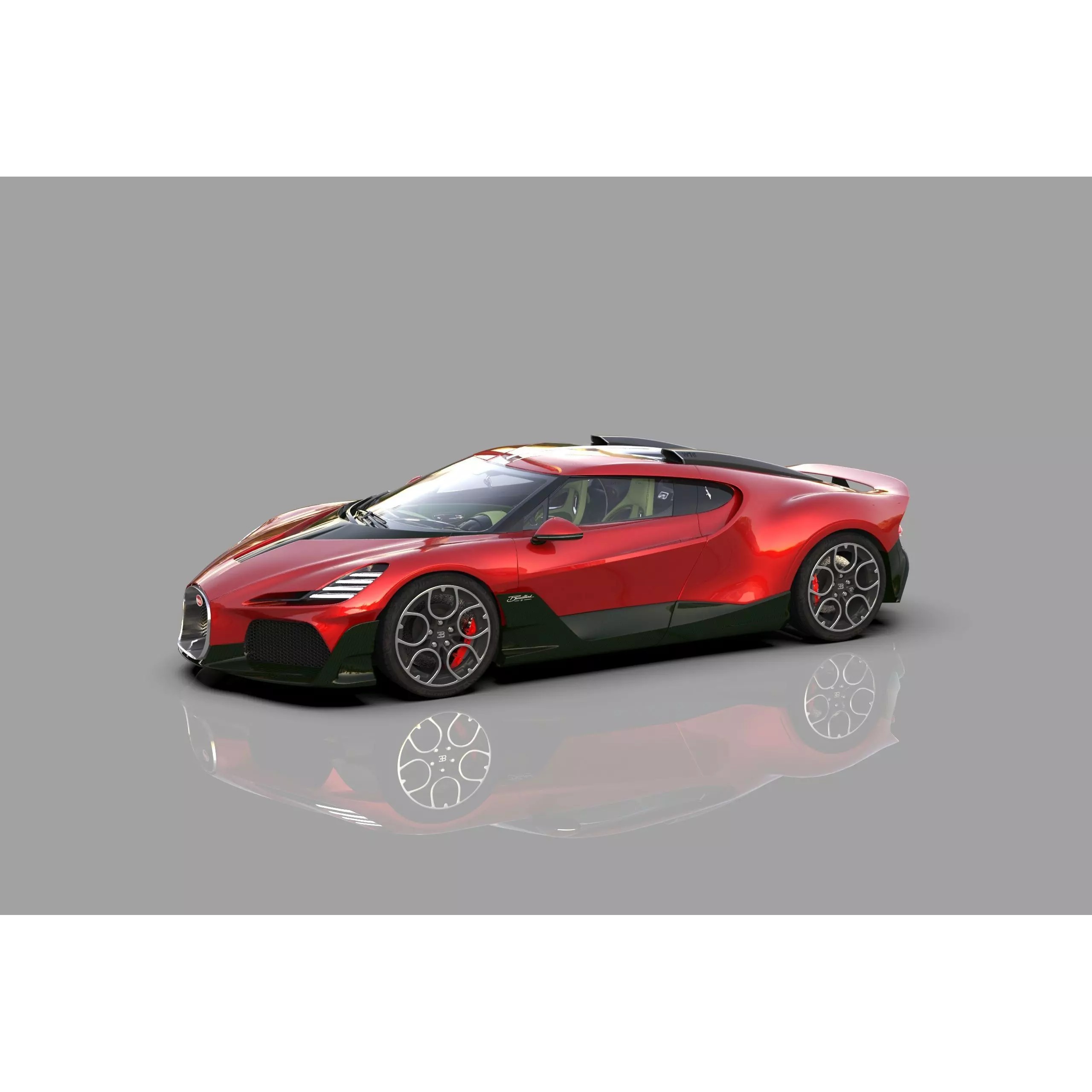 Bugatti Brouillard - High-Poly 3D Model - View 11