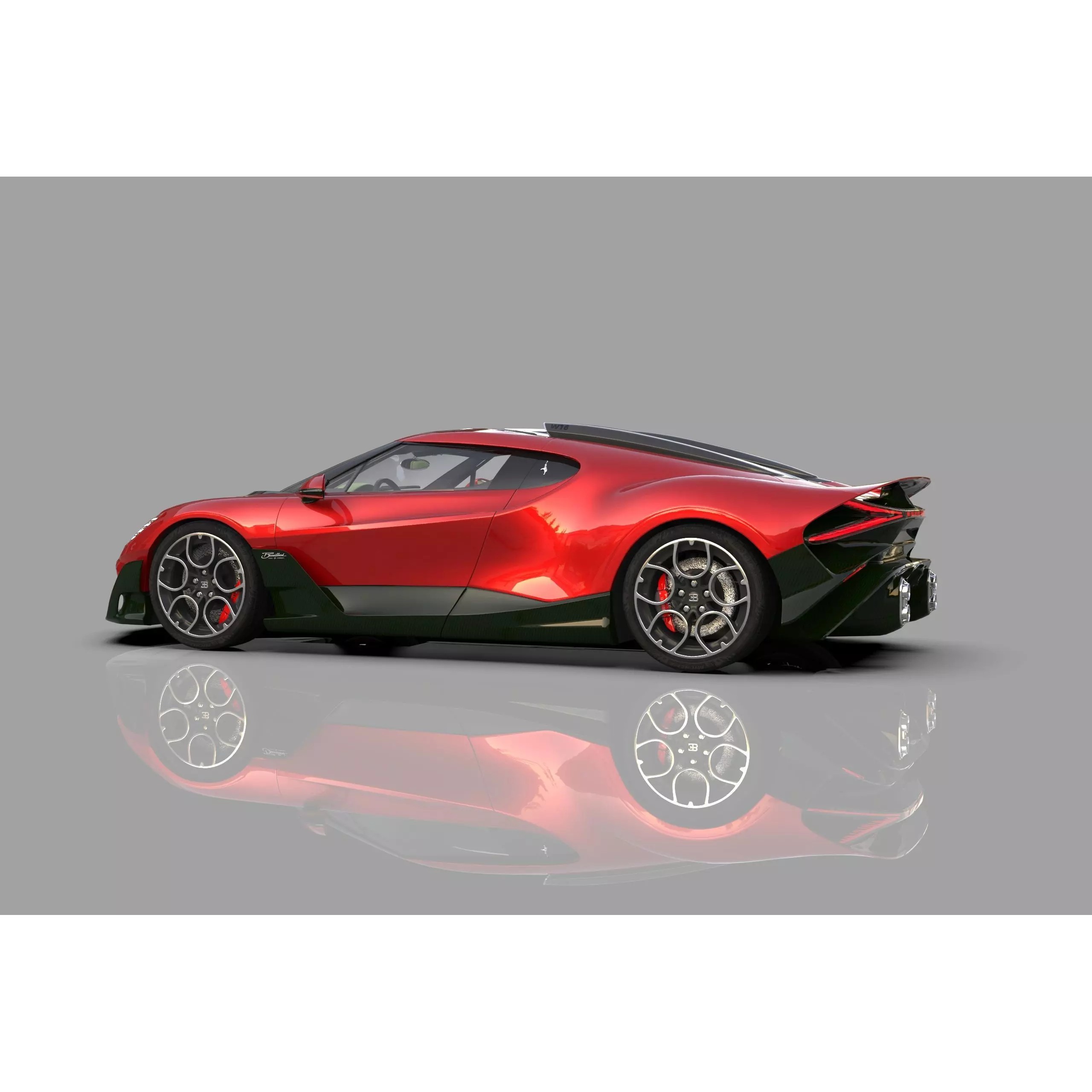 Bugatti Brouillard - High-Poly 3D Model - View 12