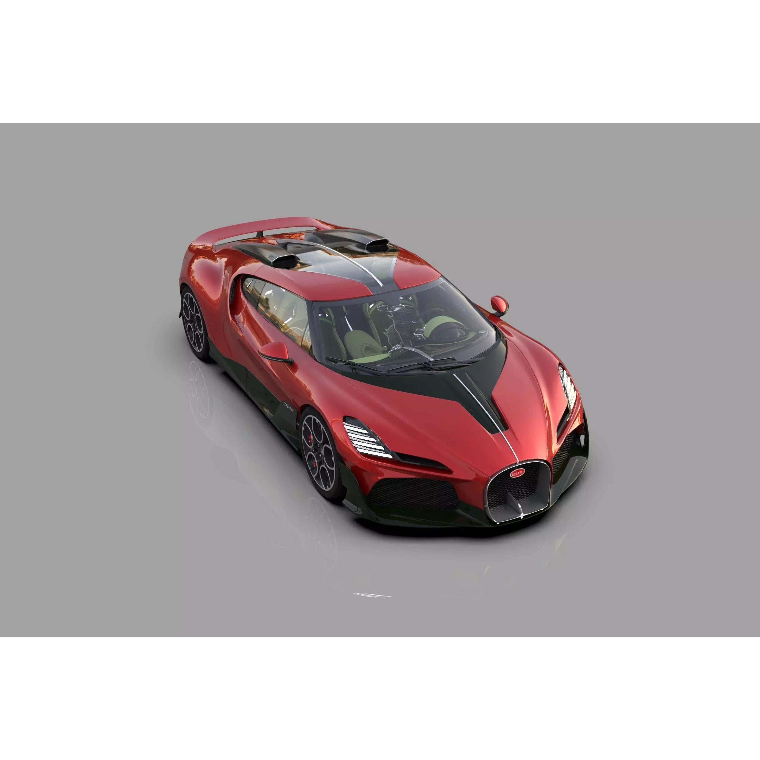 Bugatti Brouillard - High-Poly 3D Model - View 16