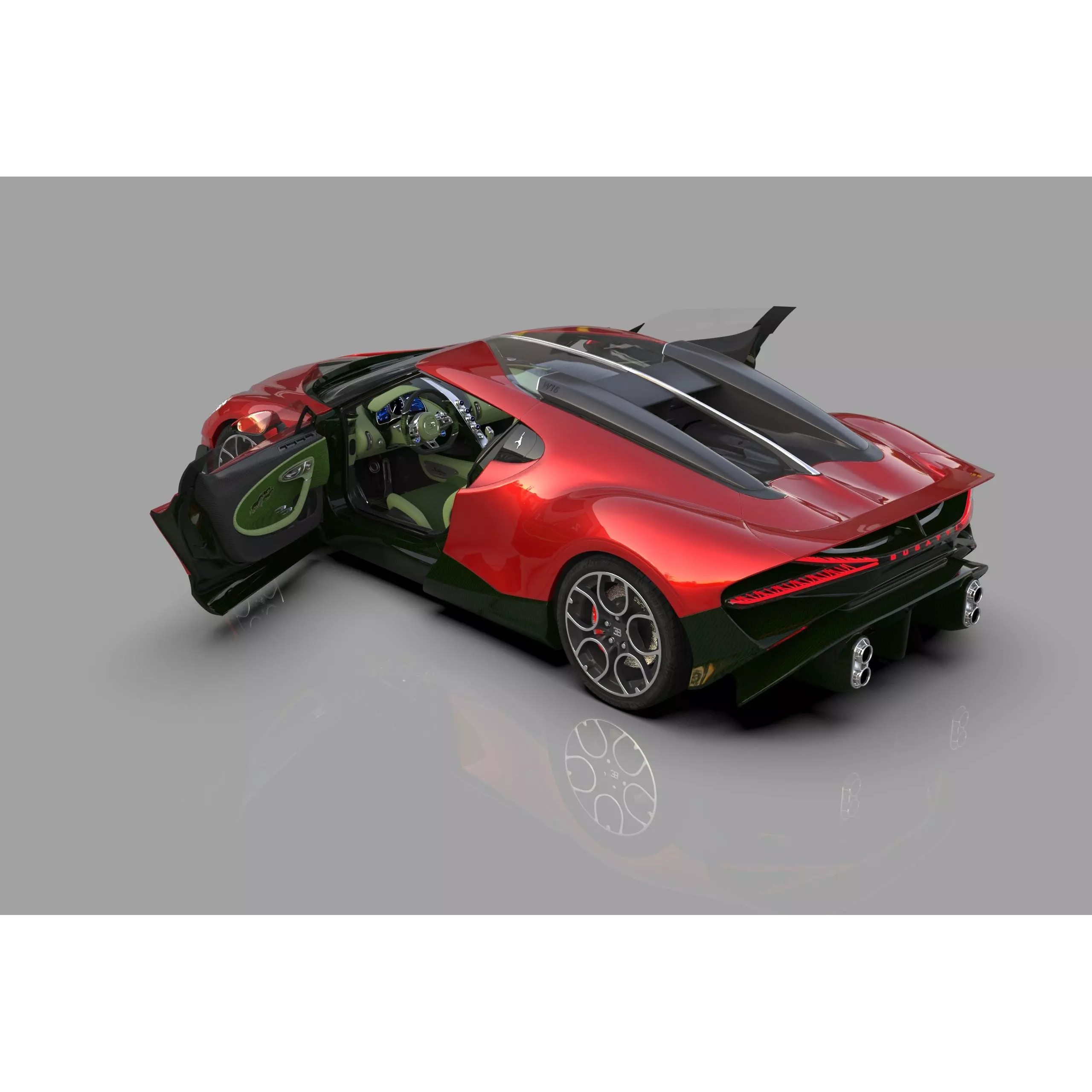 Bugatti Brouillard - High-Poly 3D Model - View 23