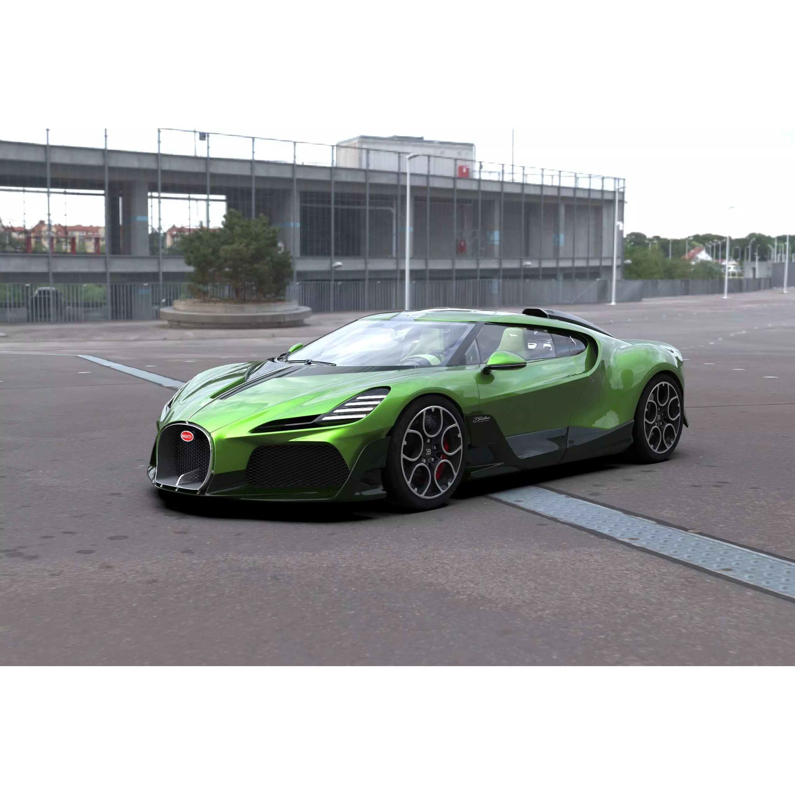 Bugatti Brouillard - High-Poly 3D Model - View 24