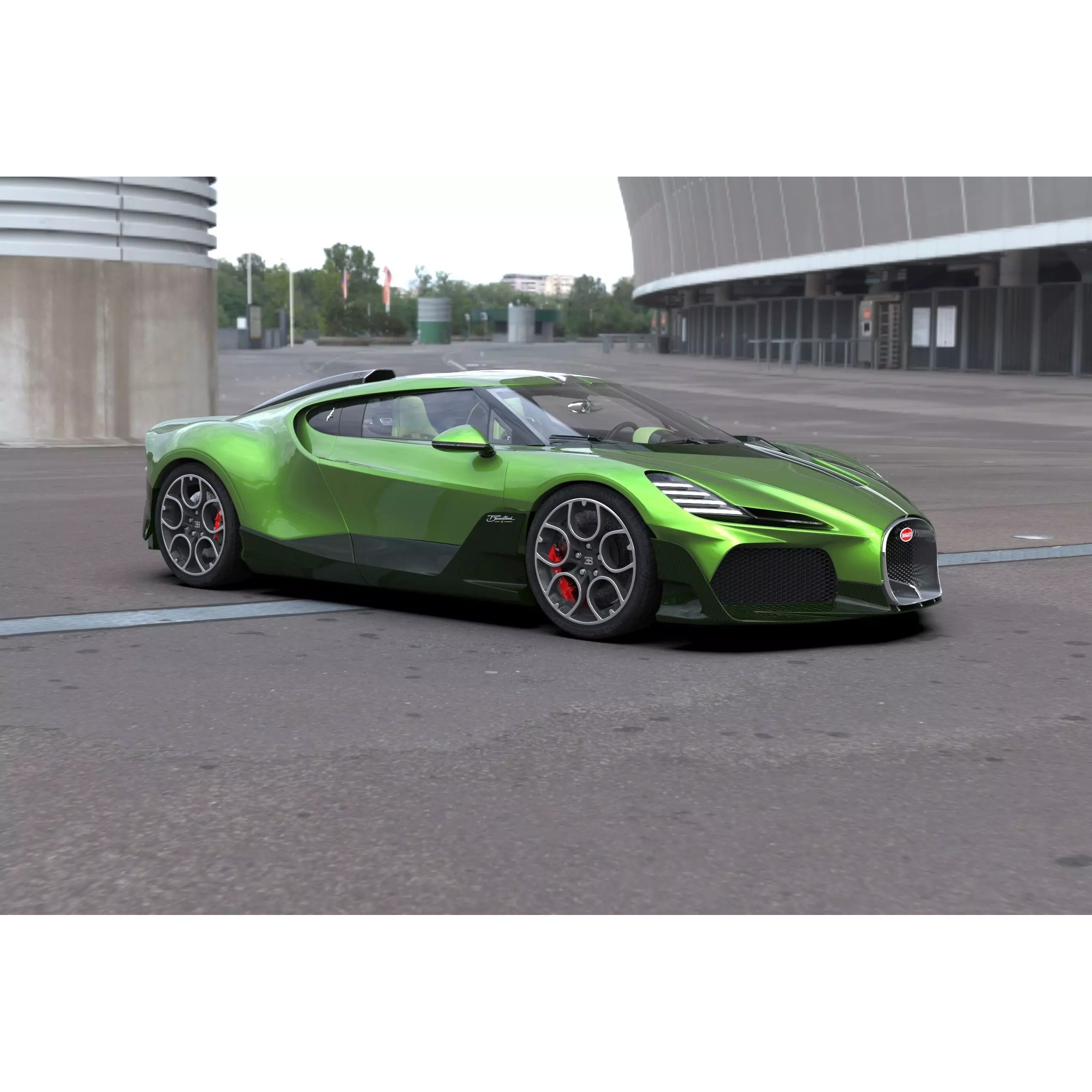 Bugatti Brouillard - High-Poly 3D Model - View 25