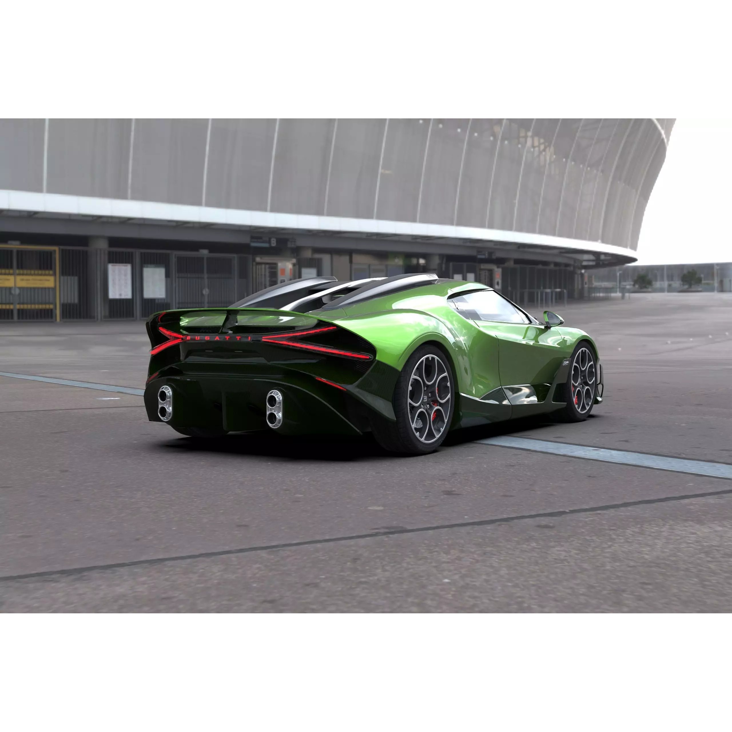 Bugatti Brouillard - High-Poly 3D Model - View 26