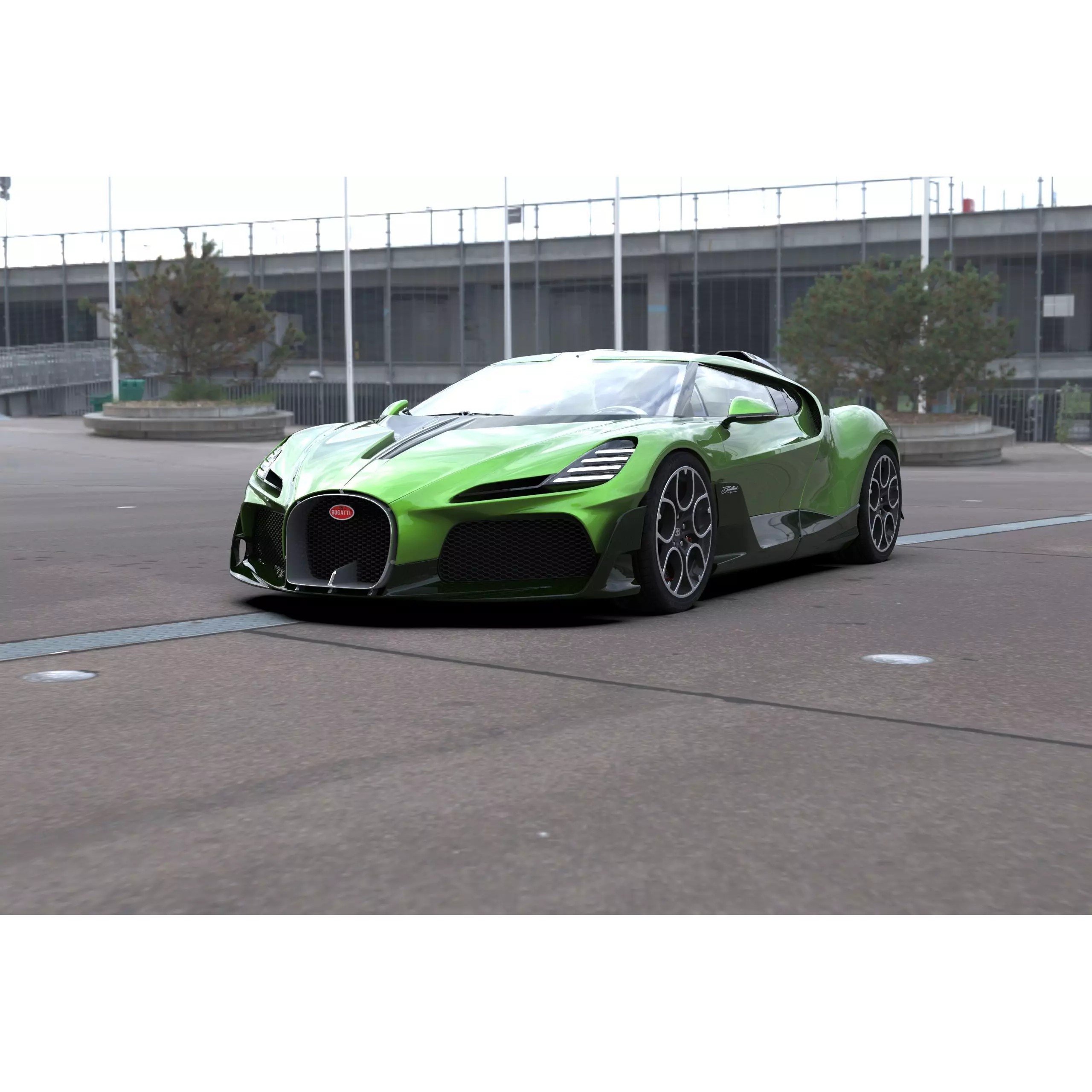 Bugatti Brouillard - High-Poly 3D Model - View 27