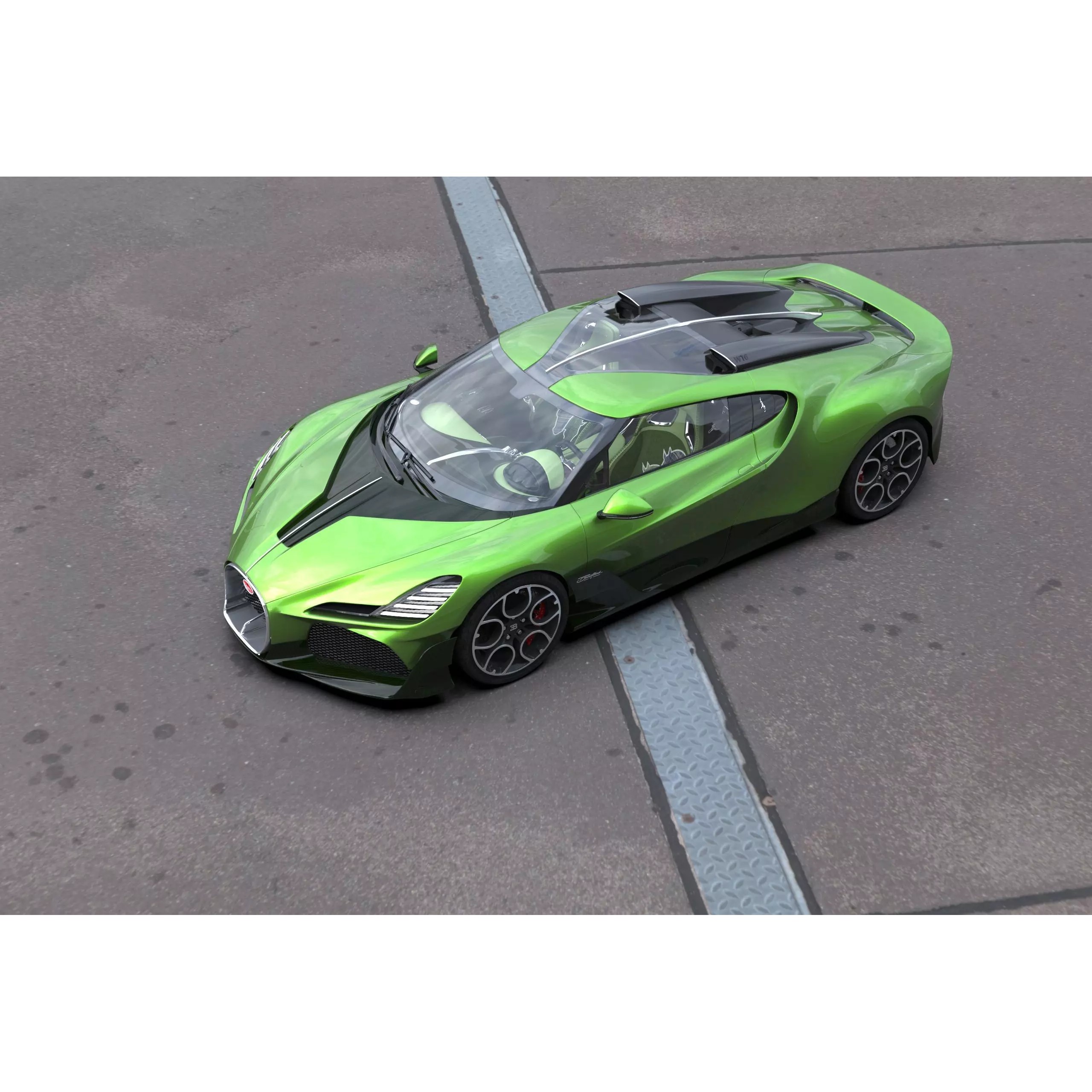 Bugatti Brouillard - High-Poly 3D Model - View 29