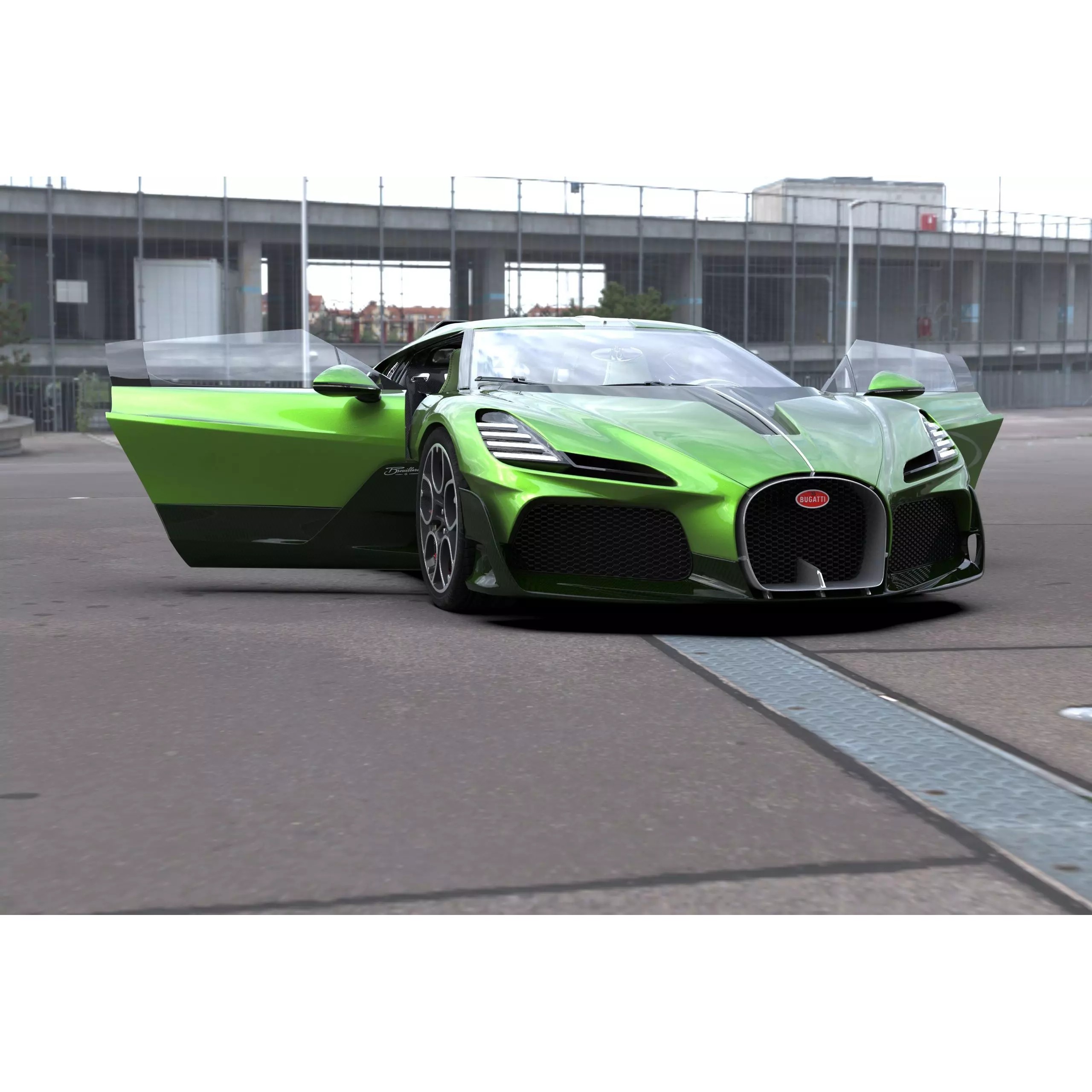 Bugatti Brouillard - High-Poly 3D Model - View 30