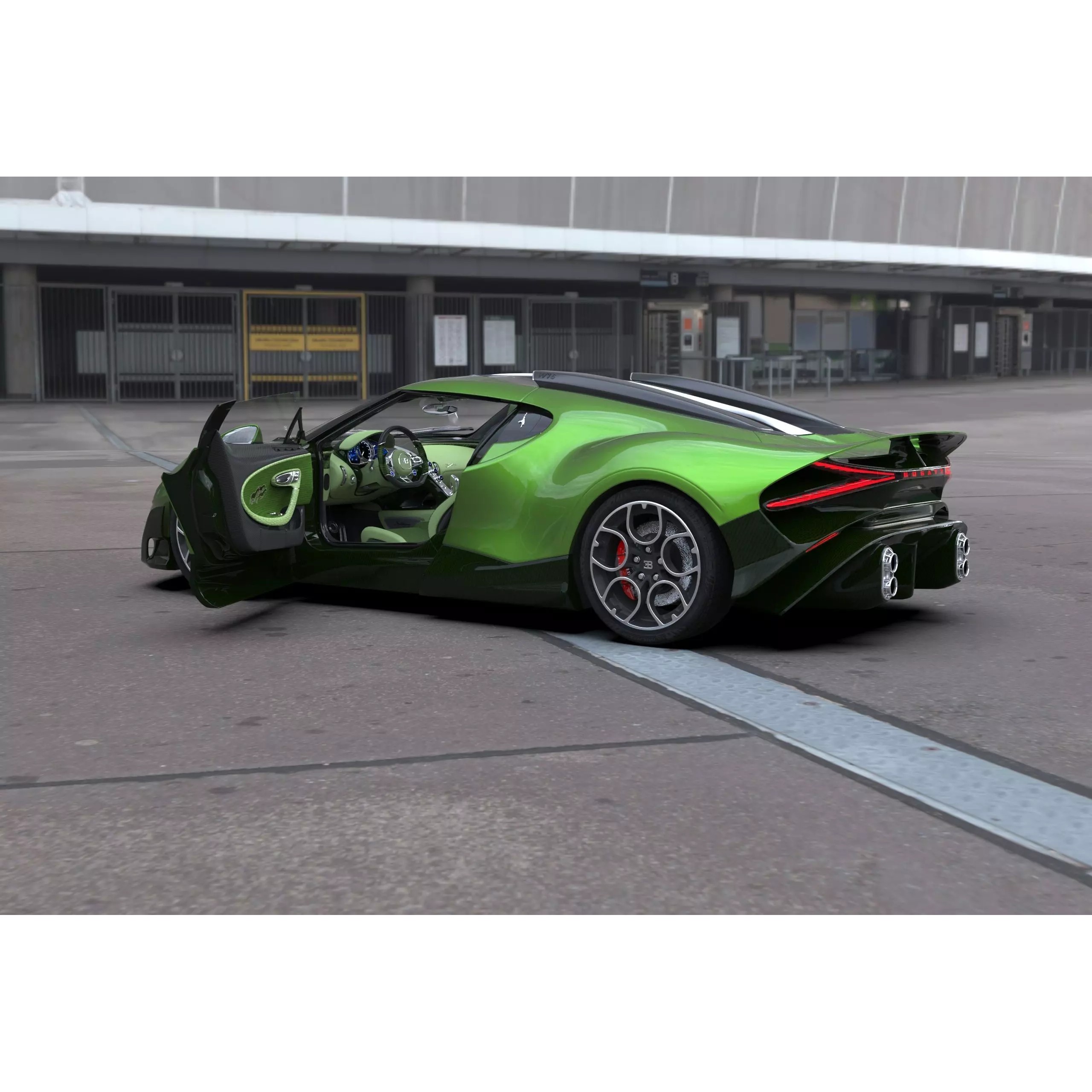 Bugatti Brouillard - High-Poly 3D Model - View 31