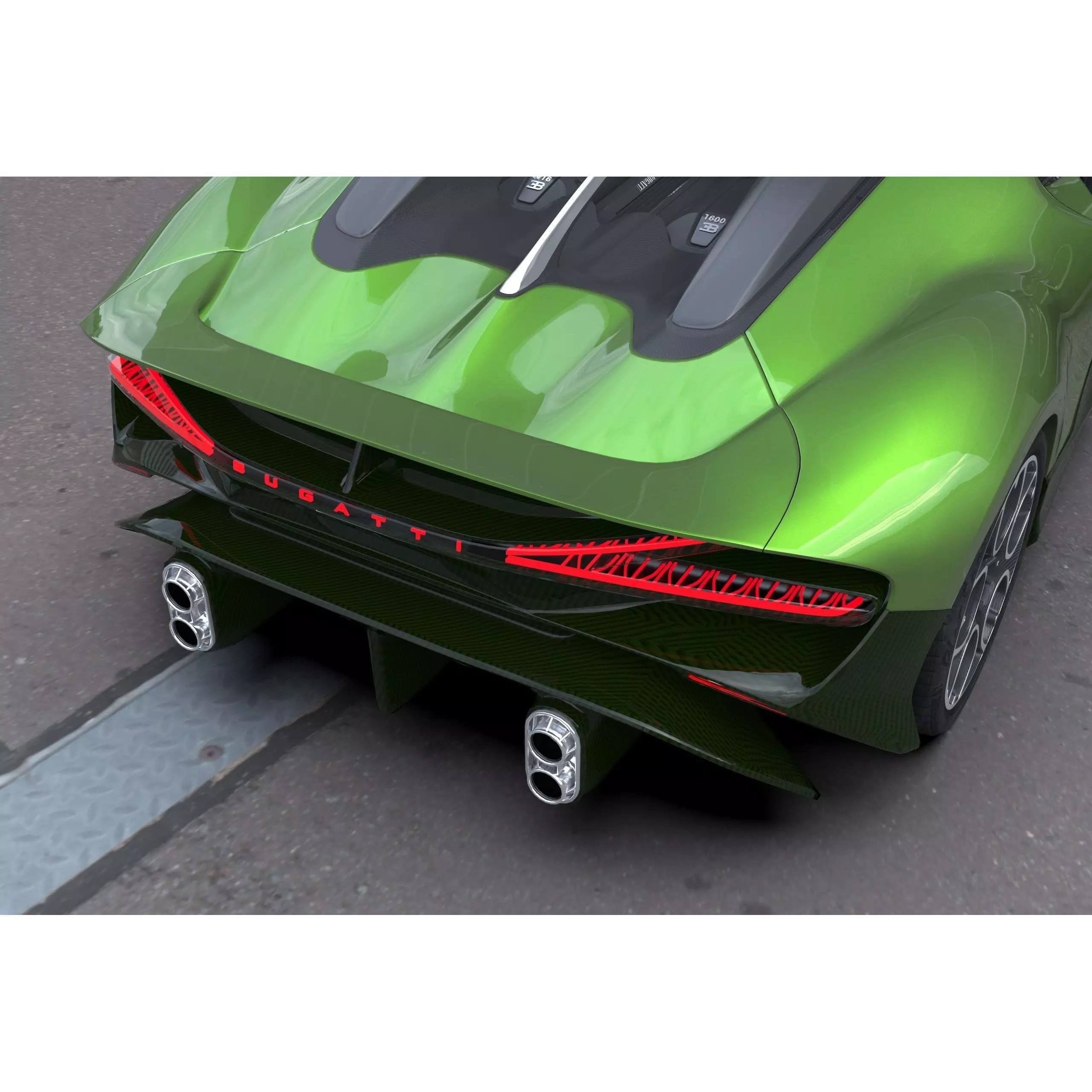 Bugatti Brouillard - High-Poly 3D Model - View 35