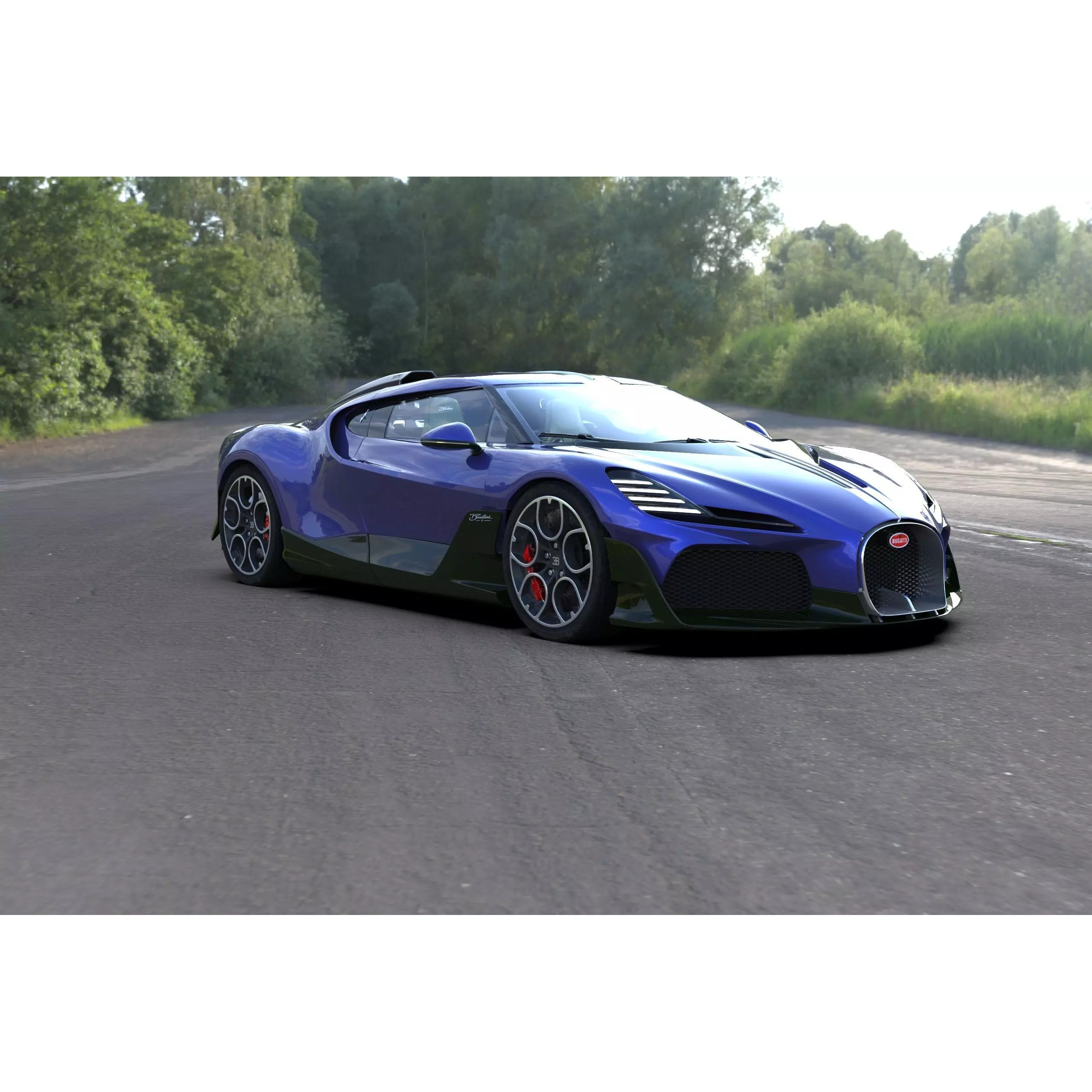 Bugatti Brouillard - High-Poly 3D Model - View 37