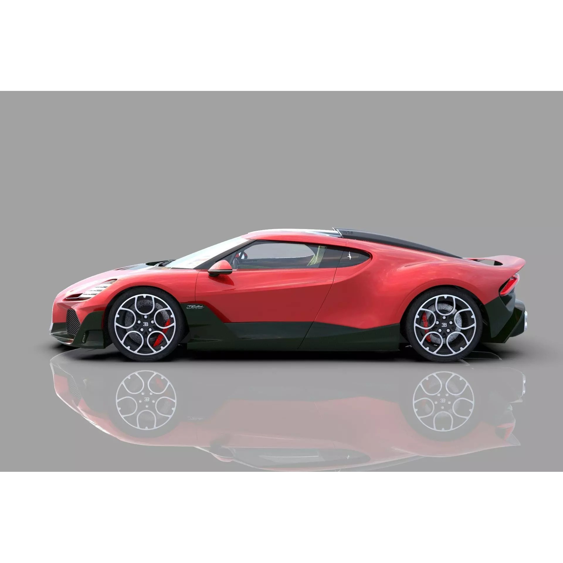 Bugatti Brouillard - High-Poly 3D Model - View 4