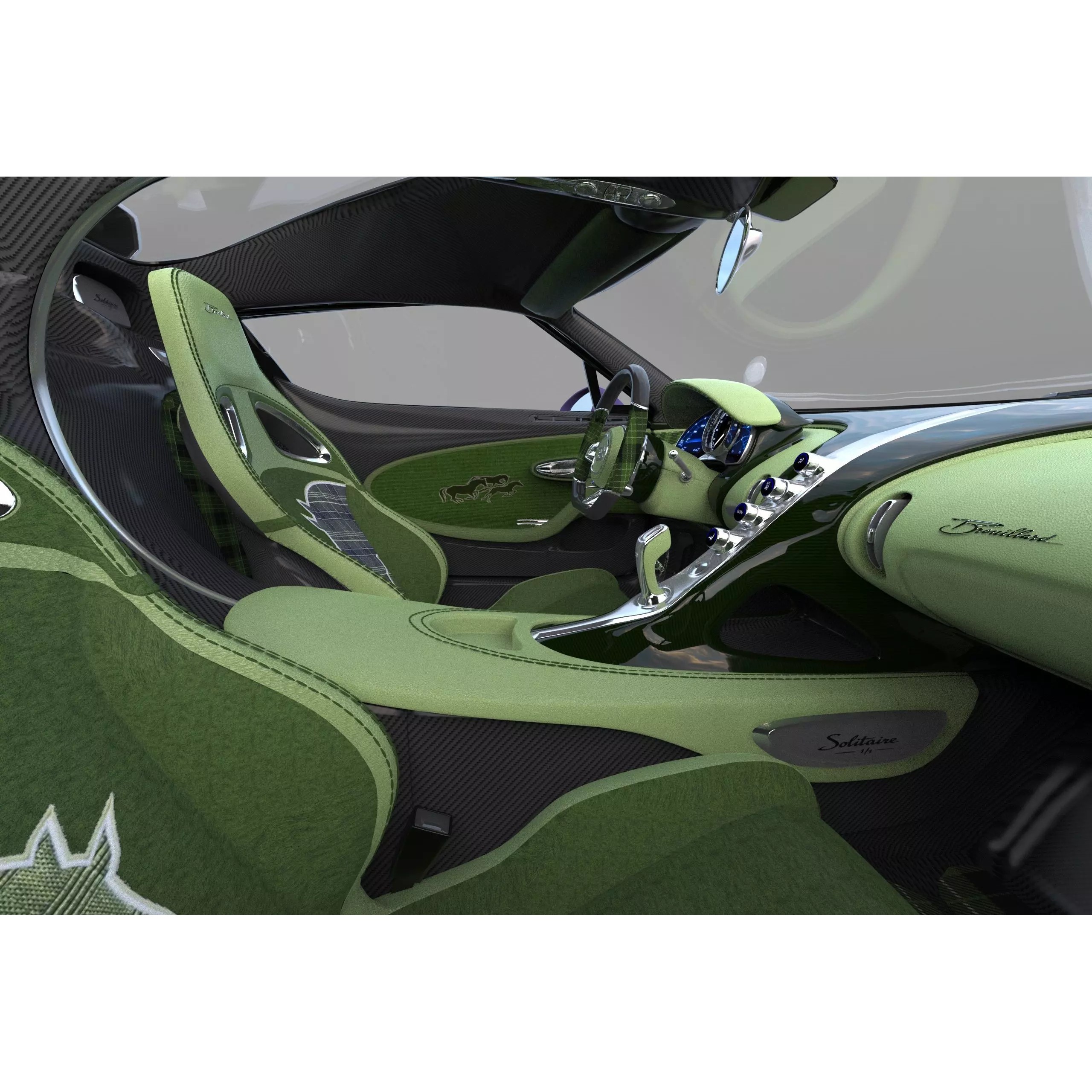 Bugatti Brouillard - High-Poly 3D Model - View 41