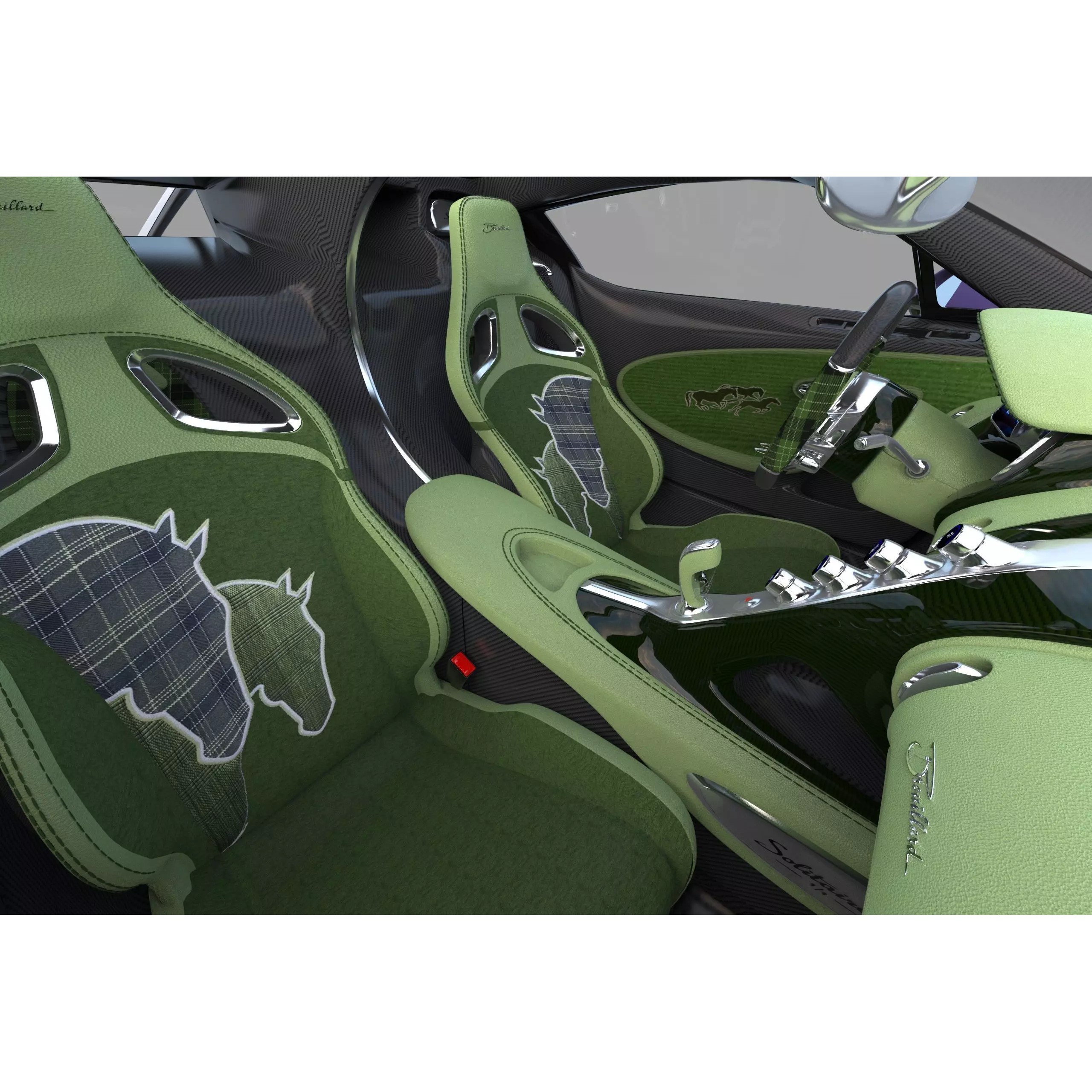 Bugatti Brouillard - High-Poly 3D Model - View 42