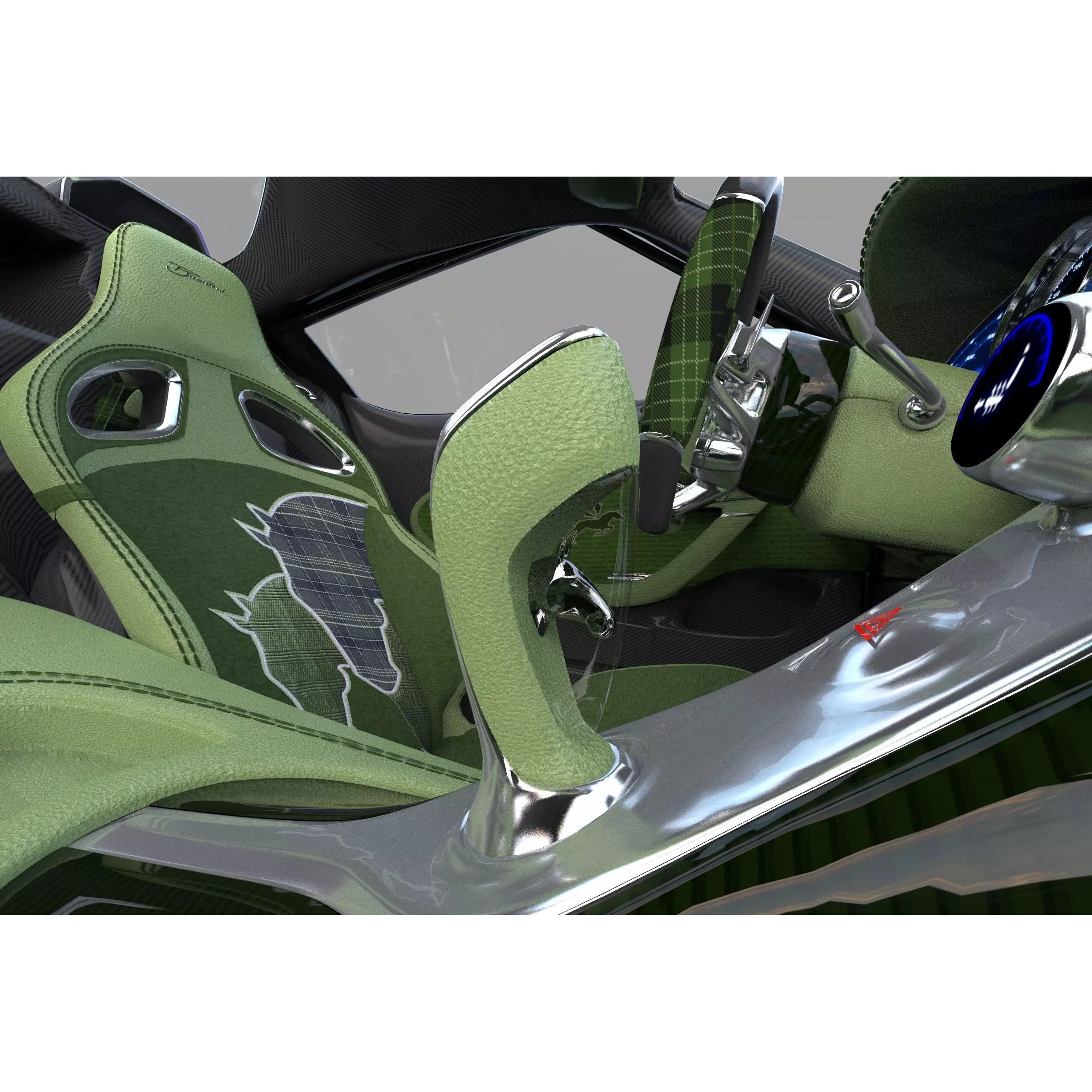 Bugatti Brouillard - High-Poly 3D Model - View 44