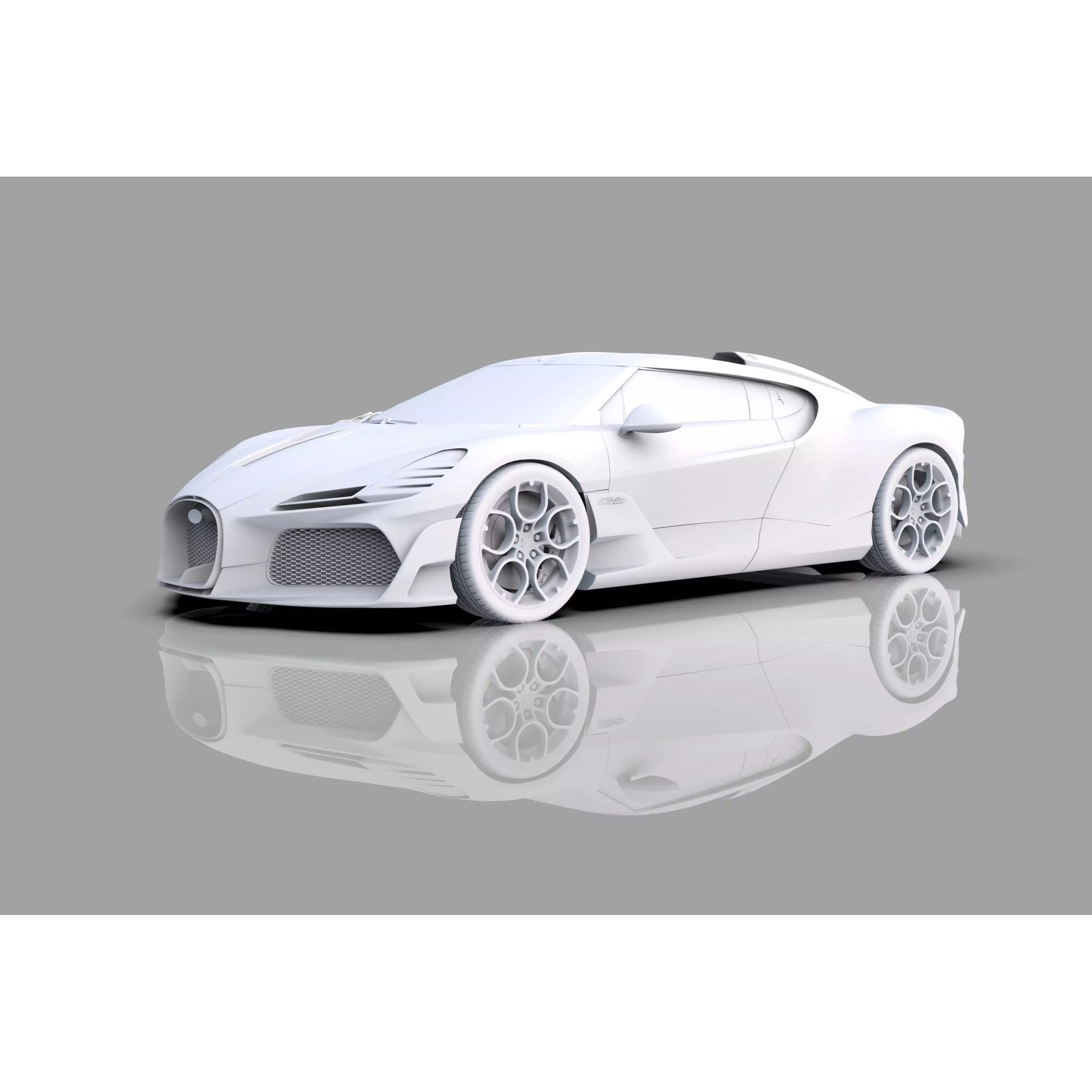 Bugatti Brouillard - High-Poly 3D Model - View 46